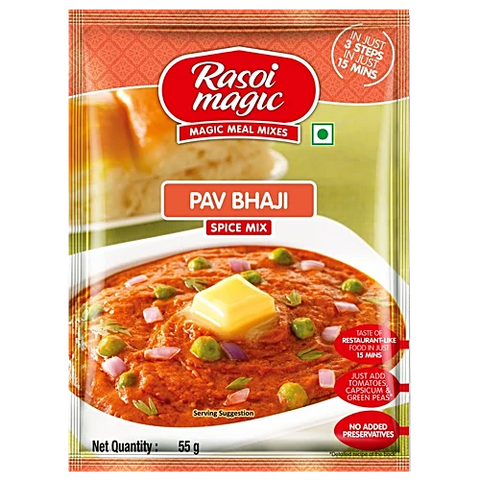 Rasoi Magic Spice Mix - Pav Bhaji, 55 g