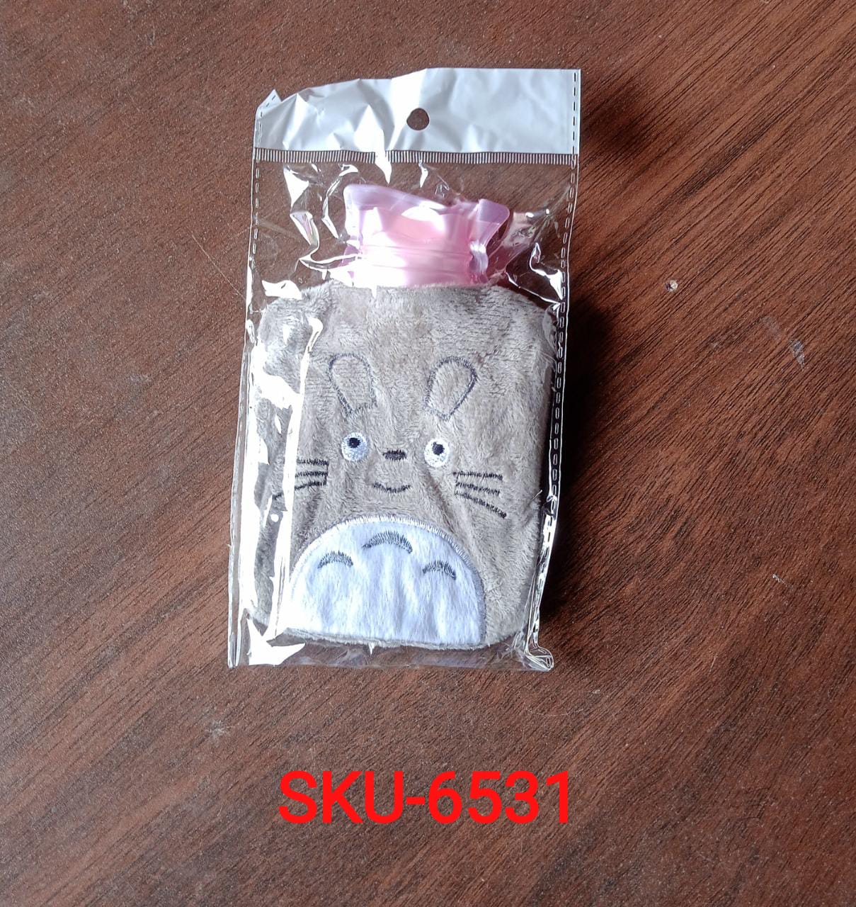 Totoro Cartoon Small Hot Water Bag with Cover for Pain Relief - Bhavnagar Deodap