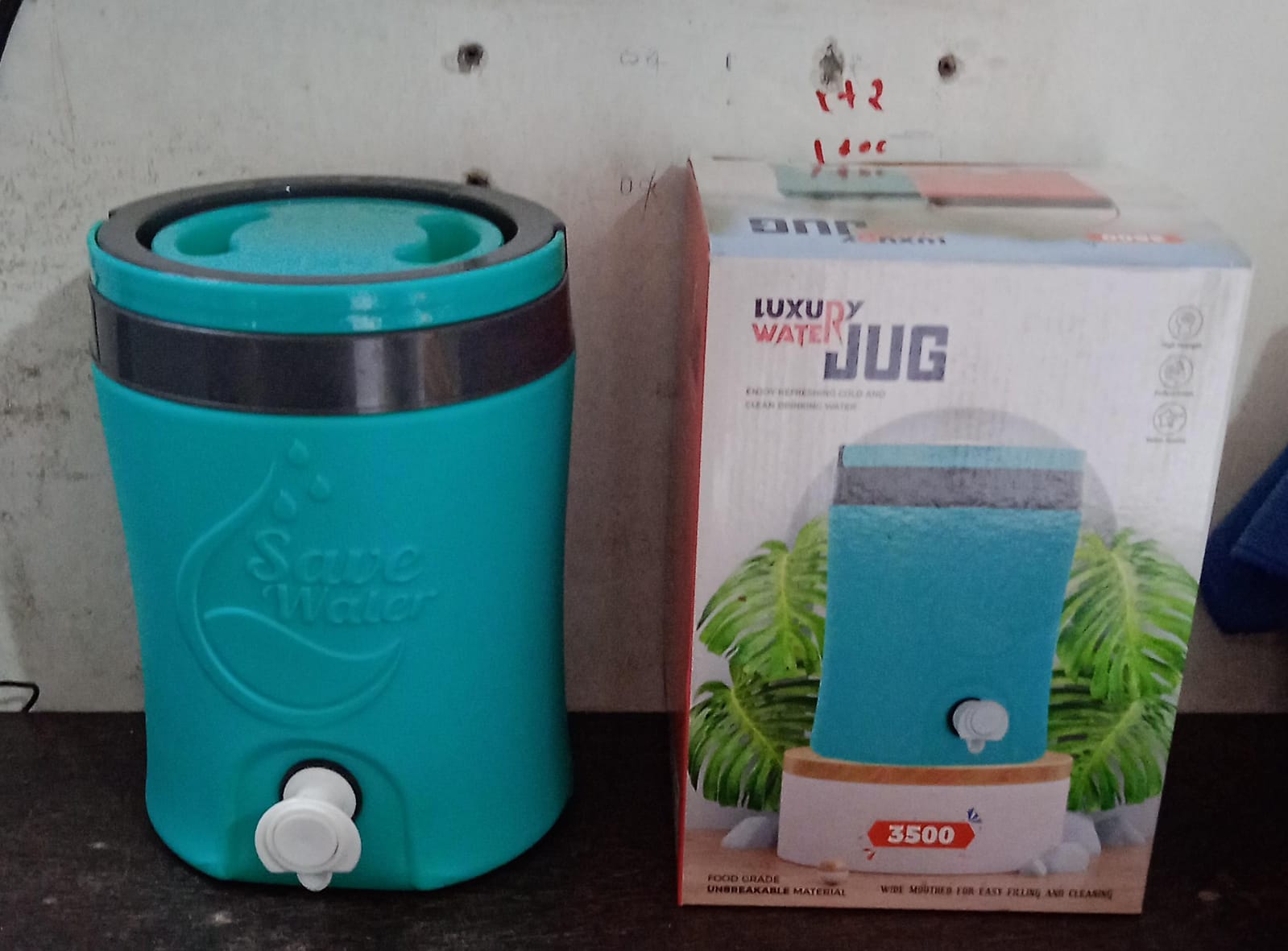 Water Jug Camper with Tap Plastic Insulated Water 3.5 Liter Water Storage Cool Water Storage for Traveling Water Jug 3.5 Ltr - Bhavnagar Deodap