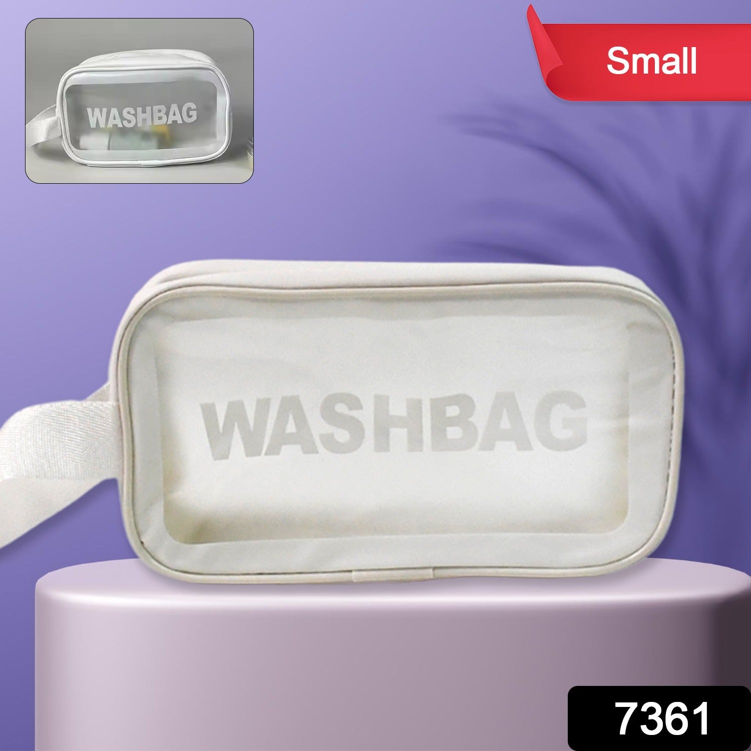 Small Zippered Cosmetic Pouch, Toiletry Bag for Cosmetics (1 Pc) - Bhavnagar Deodap