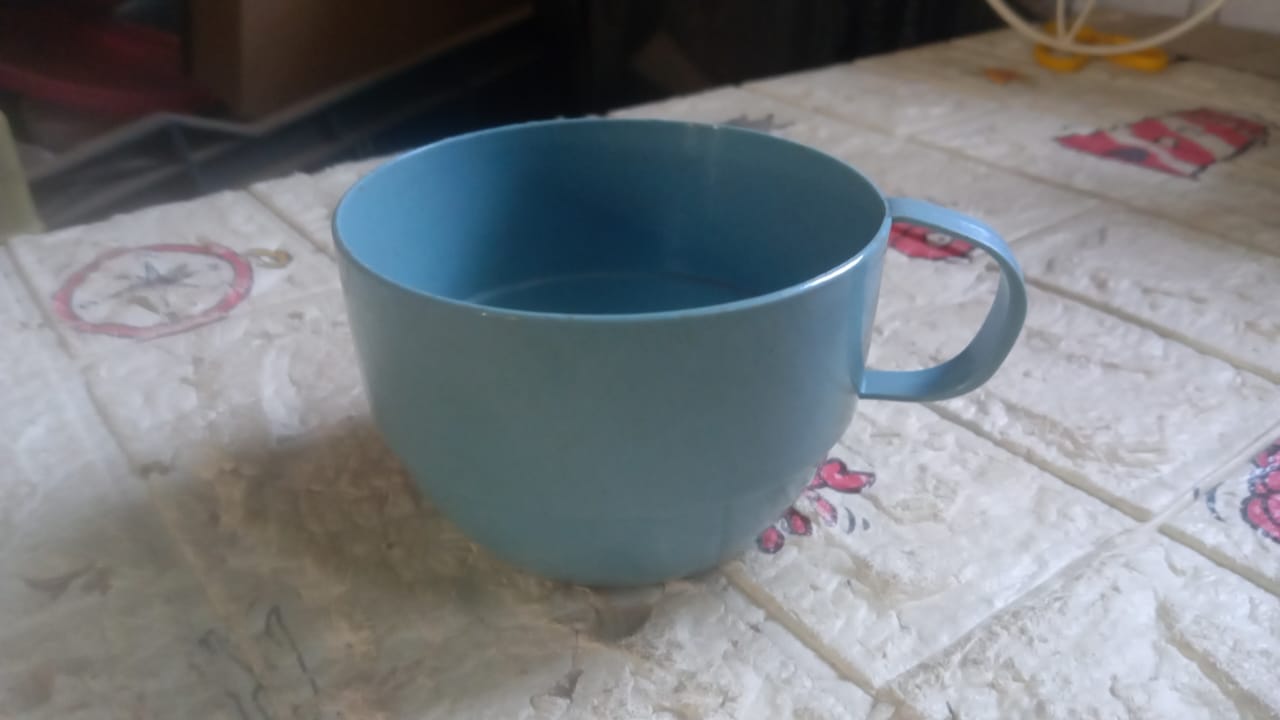 Multipurpose Plastic Water Cup, With Handle, Reusable Cups, Environmental Friendly Festival for Milk Cup, Coffee Cup, Tea Cup, Breakfast Cup, Drinking Mug or Outdoor for Household Gift For Birthday (1 Pc) - Bhavnagar Deodap