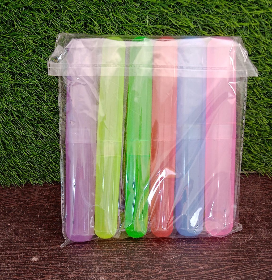 6Pc Plastic Toothbrush Cover, Anti Bacterial Toothbrush Container- Tooth Brush Travel Covers, Case, Holder, Cases - Bhavnagar Deodap