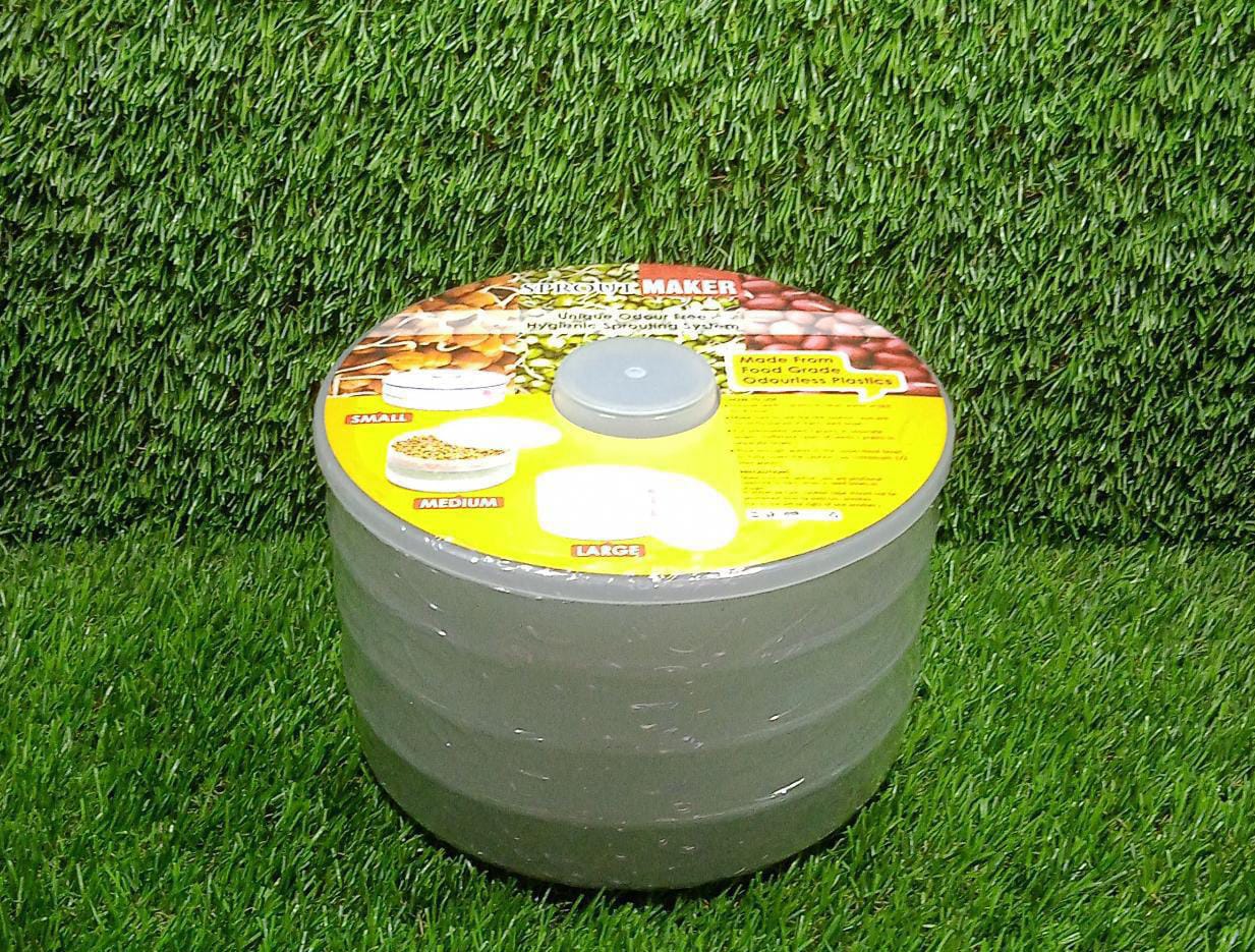 Plastic 4 Compartment Sprout Maker, White - Bhavnagar Deodap