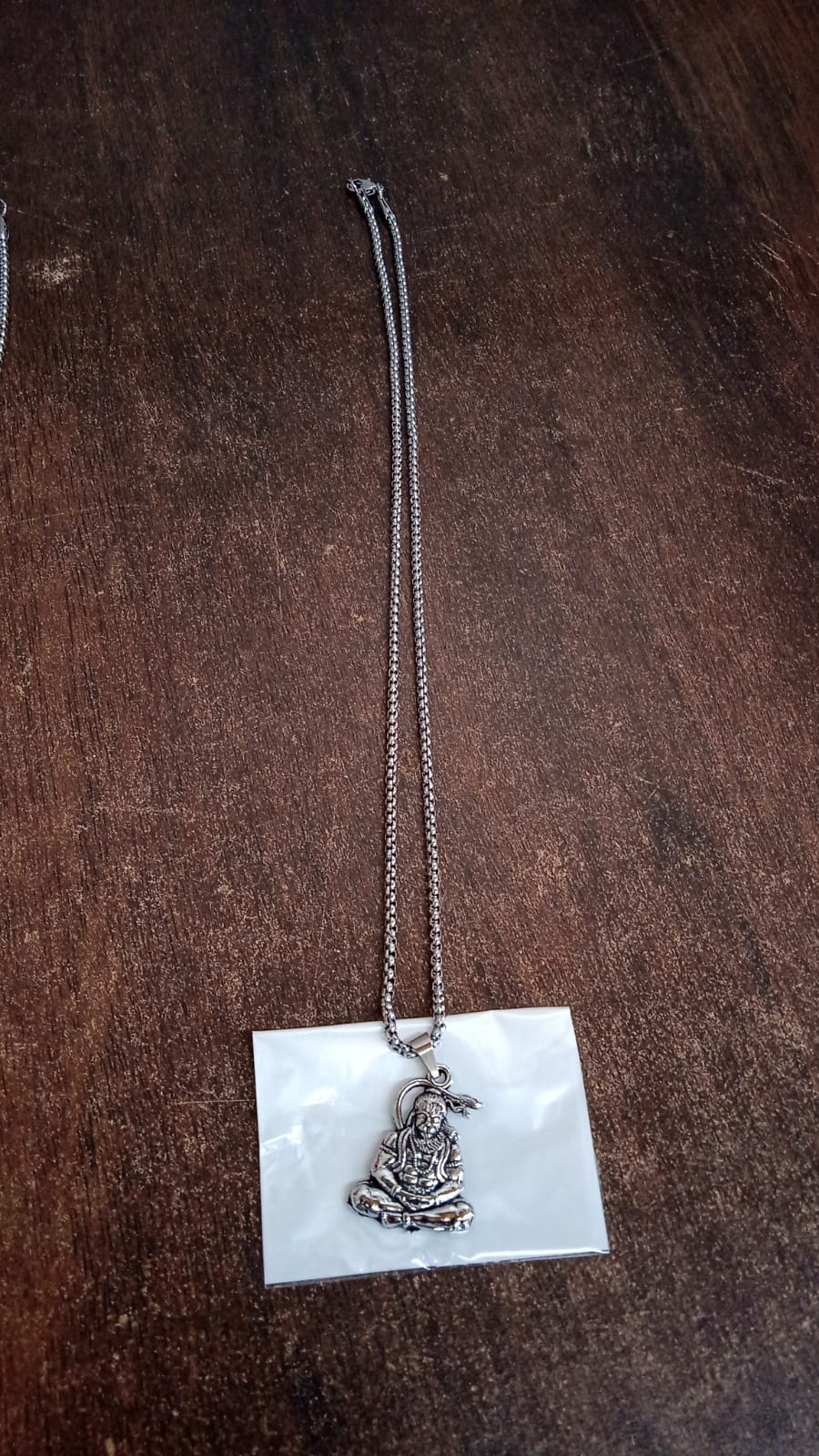 Hanuman Ji Pendant / Chain, Religious Jewellery for Men and Women (1 Pc) - Bhavnagar Deodap