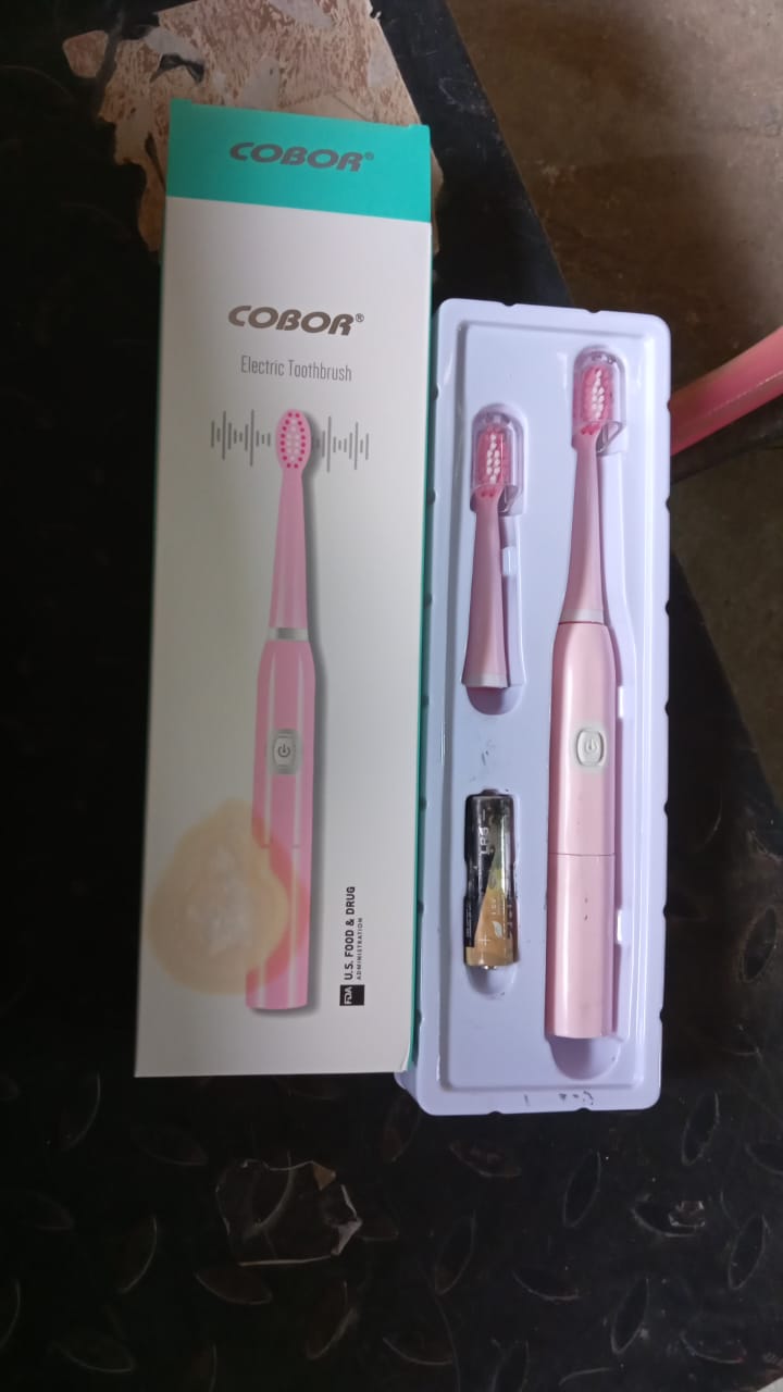 Electric Toothbrush for Kids and Adults Travel Portable Toothbrush With Extra 1 Brush Heads With 1 Battery - Bhavnagar Deodap