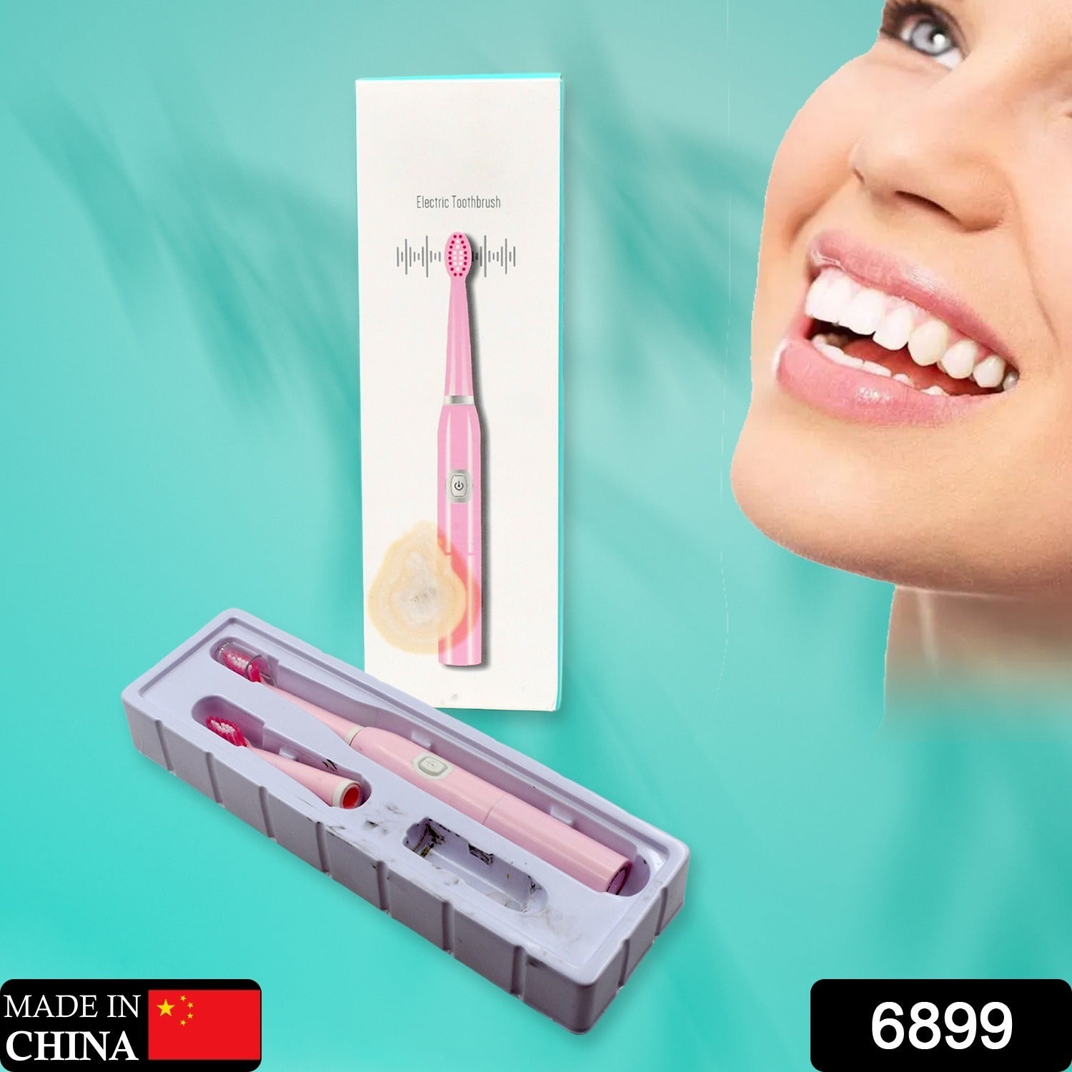 Electric Toothbrush for Kids and Adults Travel Portable Toothbrush With Extra 1 Brush Heads With 1 Battery - Bhavnagar Deodap