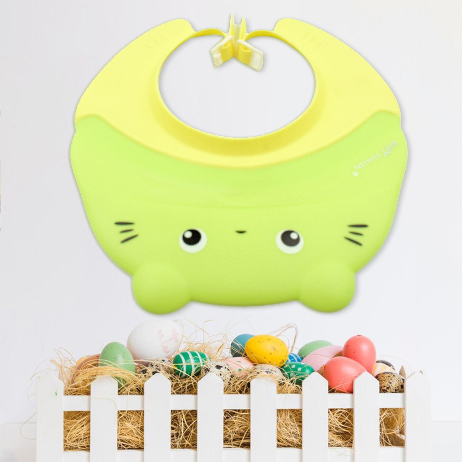 Baby Shower Cap Adjustable Silicone Shower Visor Bathing Hat Shampoo Caps Soft Stretchy Safety Bath Hats Protect Eyes Ears for Kids, Baby Bath Cap Shower Protection for Eyes and Ear, - Bhavnagar Deodap