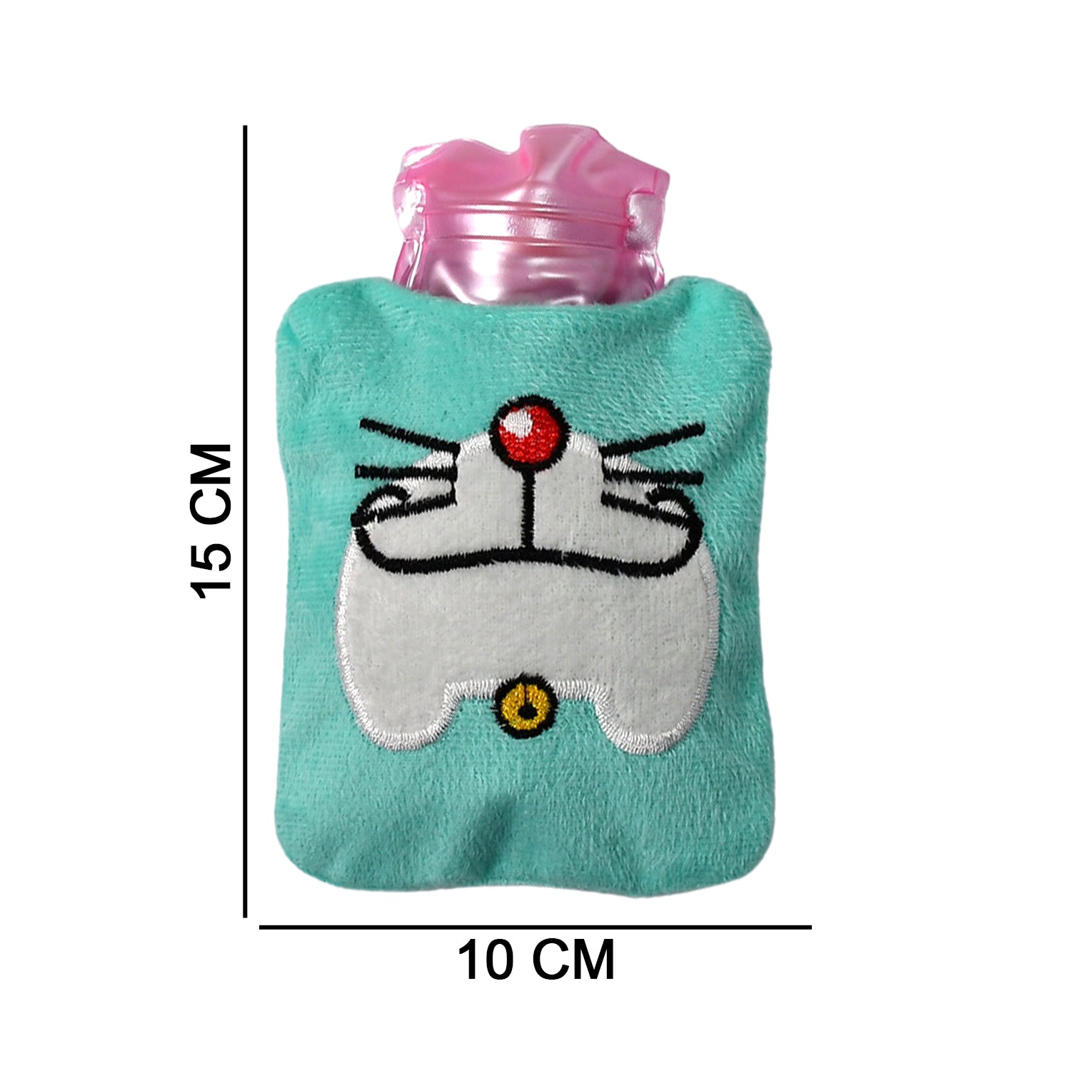 Doremon Cartoon Small Hot Water Bag with Cover for Pain Relief - Bhavnagar Deodap