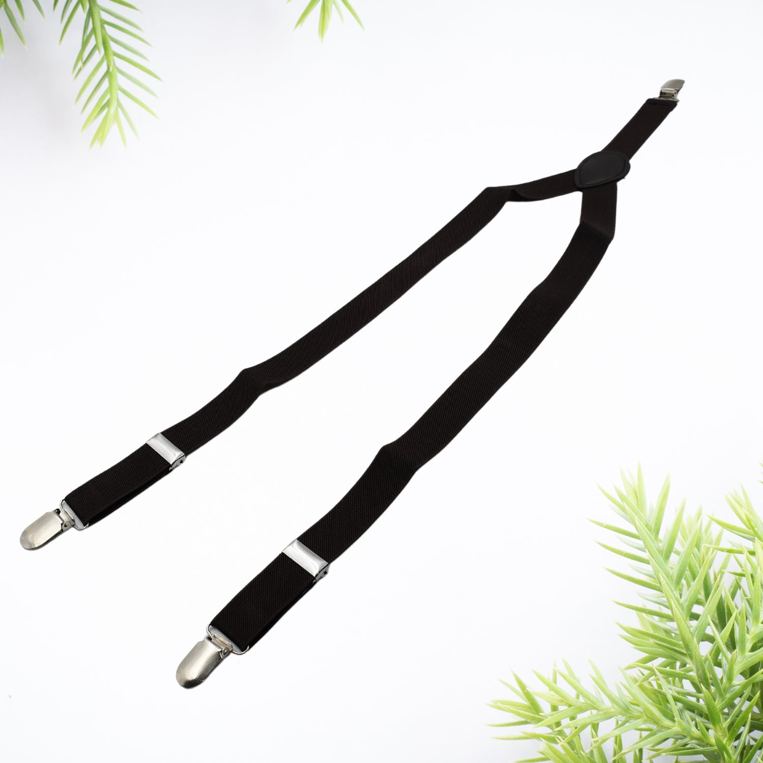 Suspenders Adjustable - Elastic Y Shape Soild Color Suspender Metal Clip Elastic Casual and Formal Suspenders for MEN boys women girls - Bhavnagar Deodap