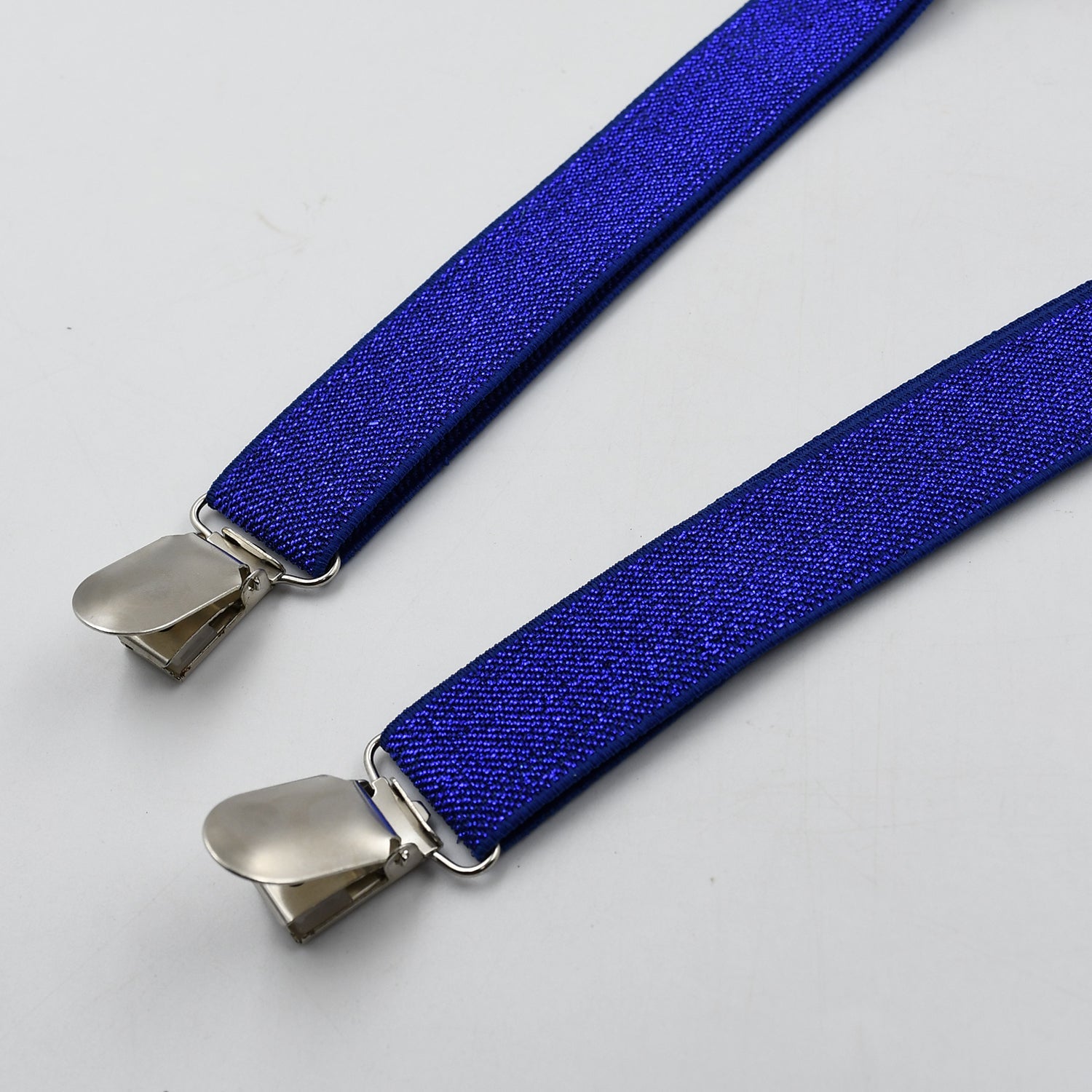 Royal Blue color suspenders belts stylish, Metal Clip Elastic Casual and Formal Suspenders for MEN boys women girls - Bhavnagar Deodap