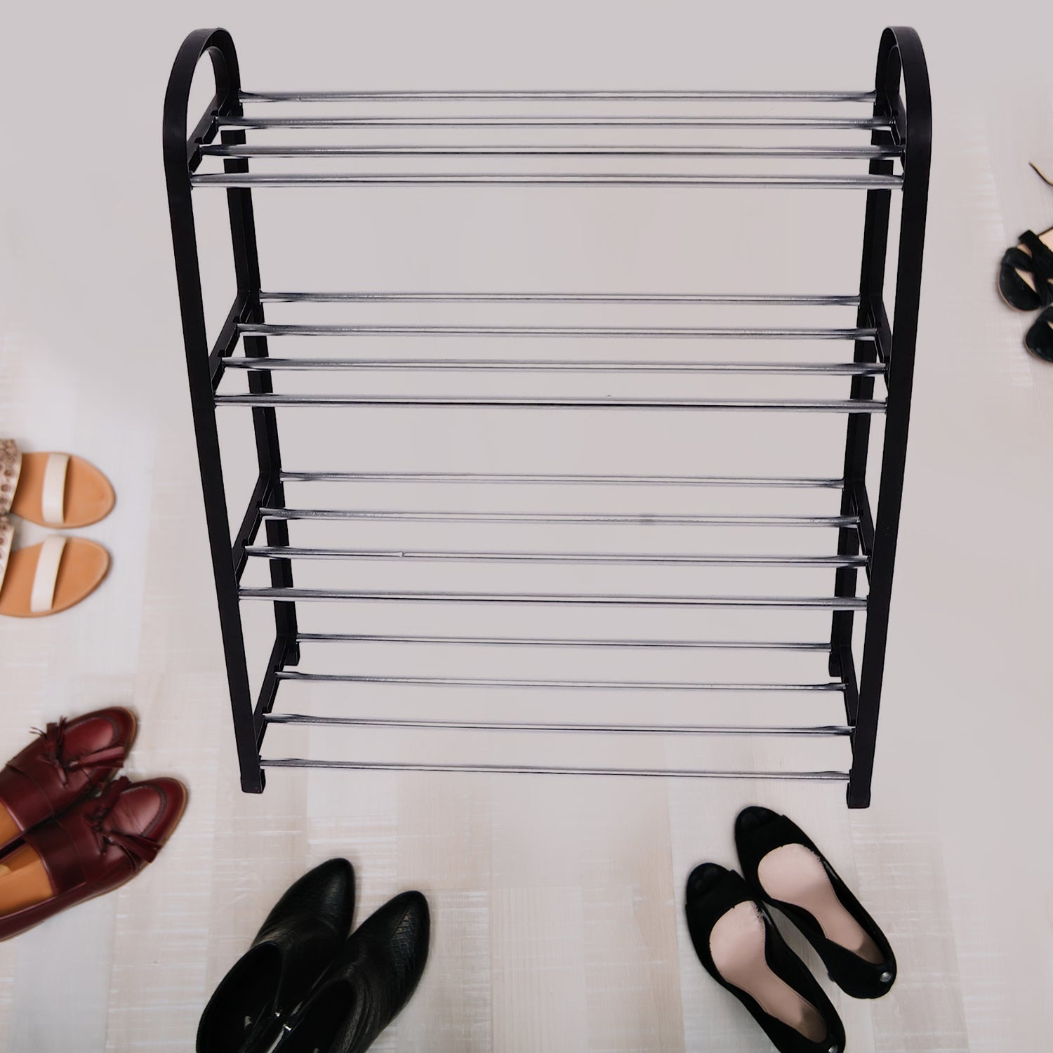 4 Shelves Shoe Rack - Bhavnagar Deodap