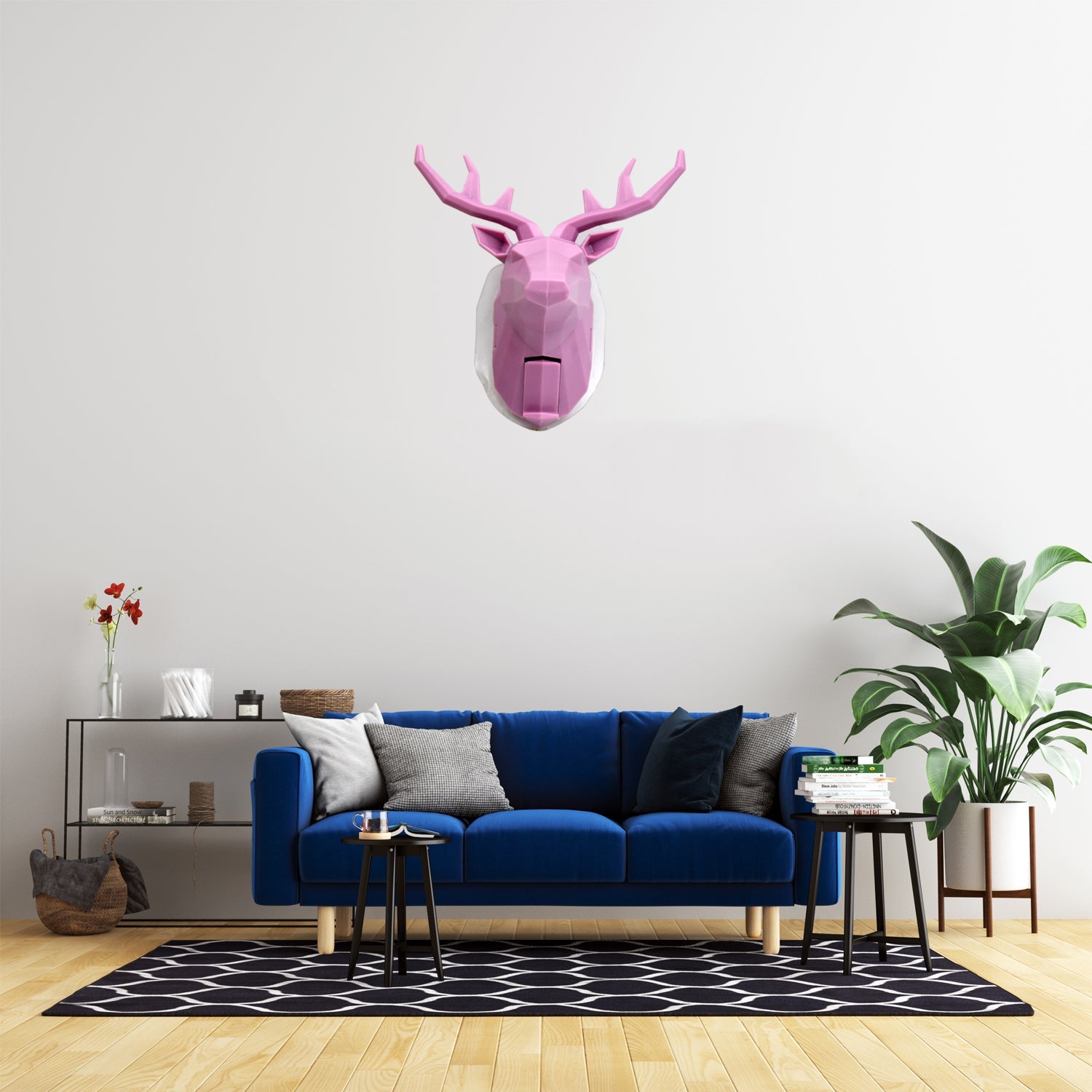 Animal shaped Adhesive Hooks, Animal Head Wall Decor Wall Hooks Sticky Hangers Nail Free Bathroom Hooks for Coat Hats Keys Bags Purse Towels Decorative Gift (Deer ) - Bhavnagar Deodap