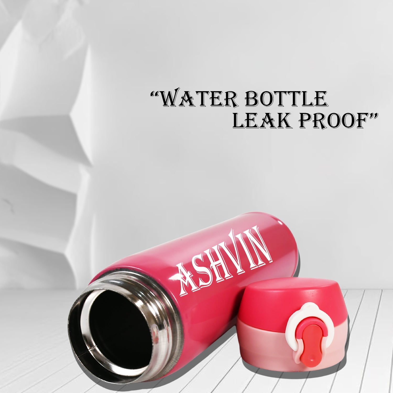 Customize Stainless Steel Water Bottle Leak Proof, Rust Proof, Hot & Cold Drinks, Gym Sipper BPA Free Food Grade Quality, Steel fridge Bottle For office / Gym / School (350 ML Approx) - Bhavnagar Deodap