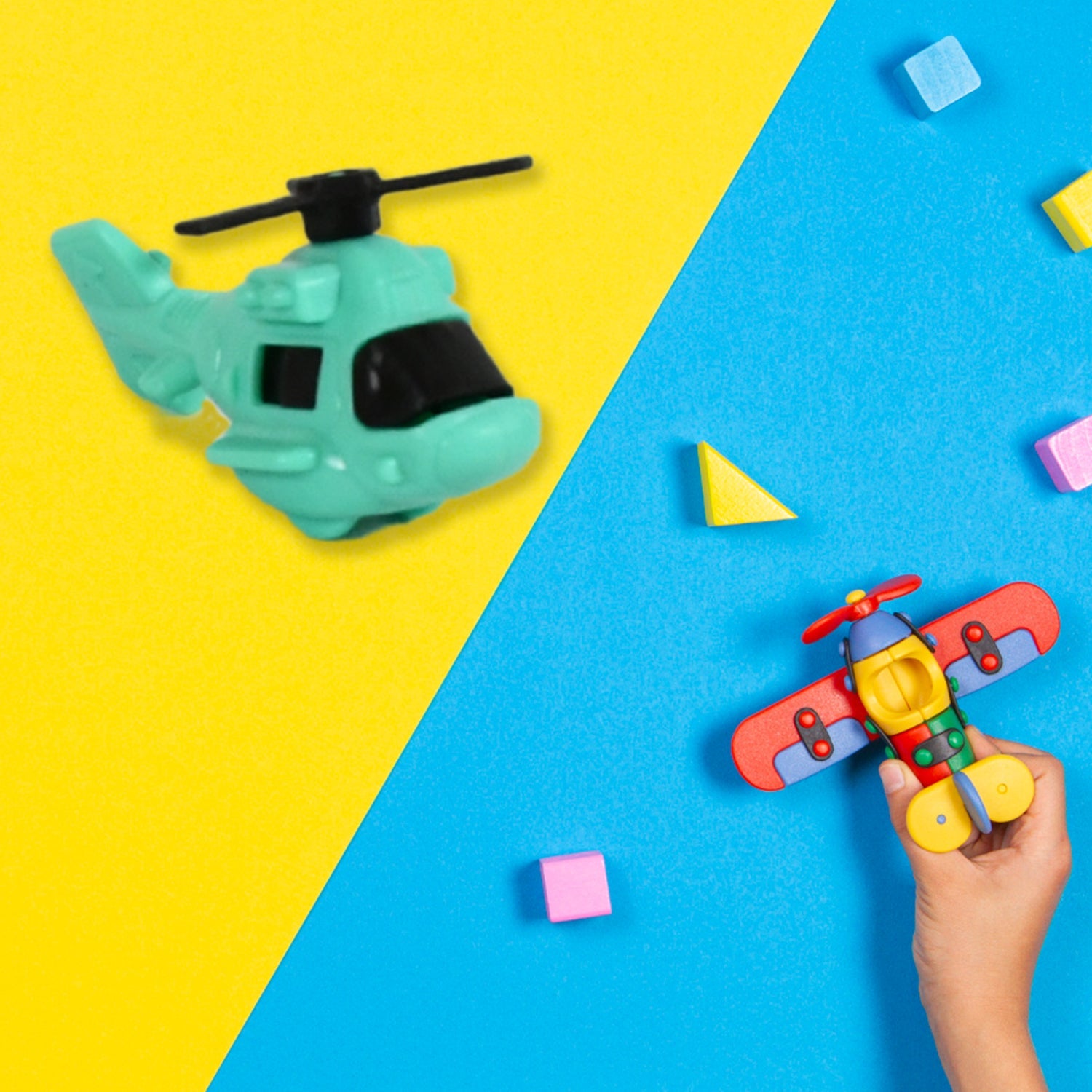 Small DIY Helicopter Toy, Small Kid's Toy, Rotating Tail  Wing DIY Helicopter (30 Pc Set) - Bhavnagar Deodap