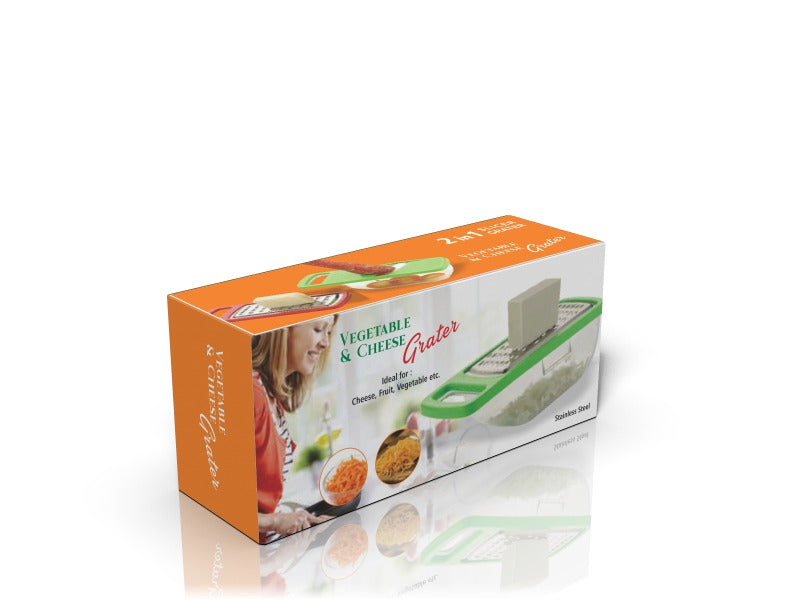 Cheese Grater / Slicer / Chopper With Stainless Steel Blades - Bhavnagar Deodap
