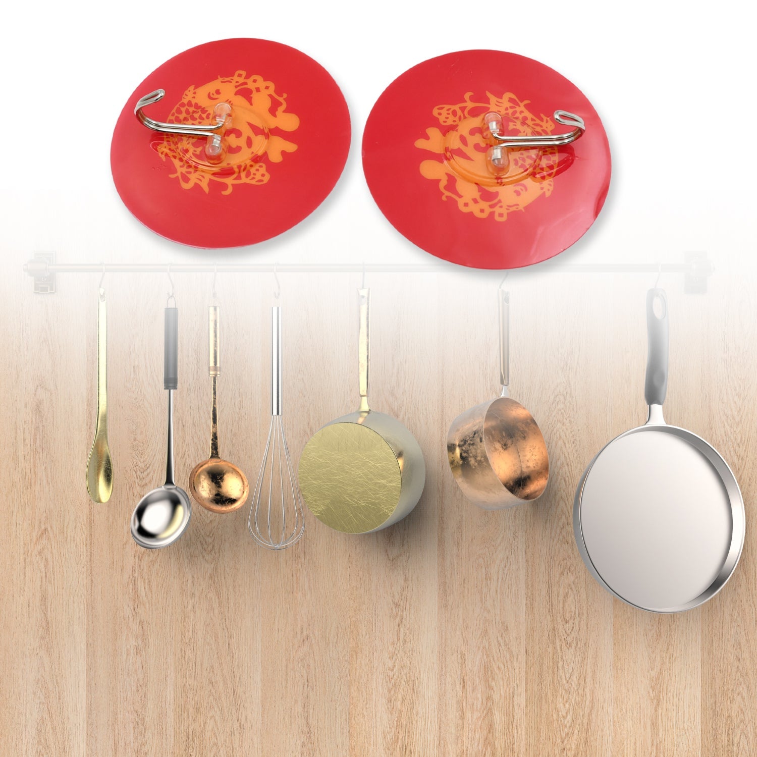 Multipurpose Strong Hook Self-Adhesive hooks for wall Heavy Plastic Hook, Sticky Hook Household For Home , Decorative Hooks, Bathroom & All Type Wall Use Hook , Suitable for Bathroom, Kitchen, Office - Bhavnagar Deodap