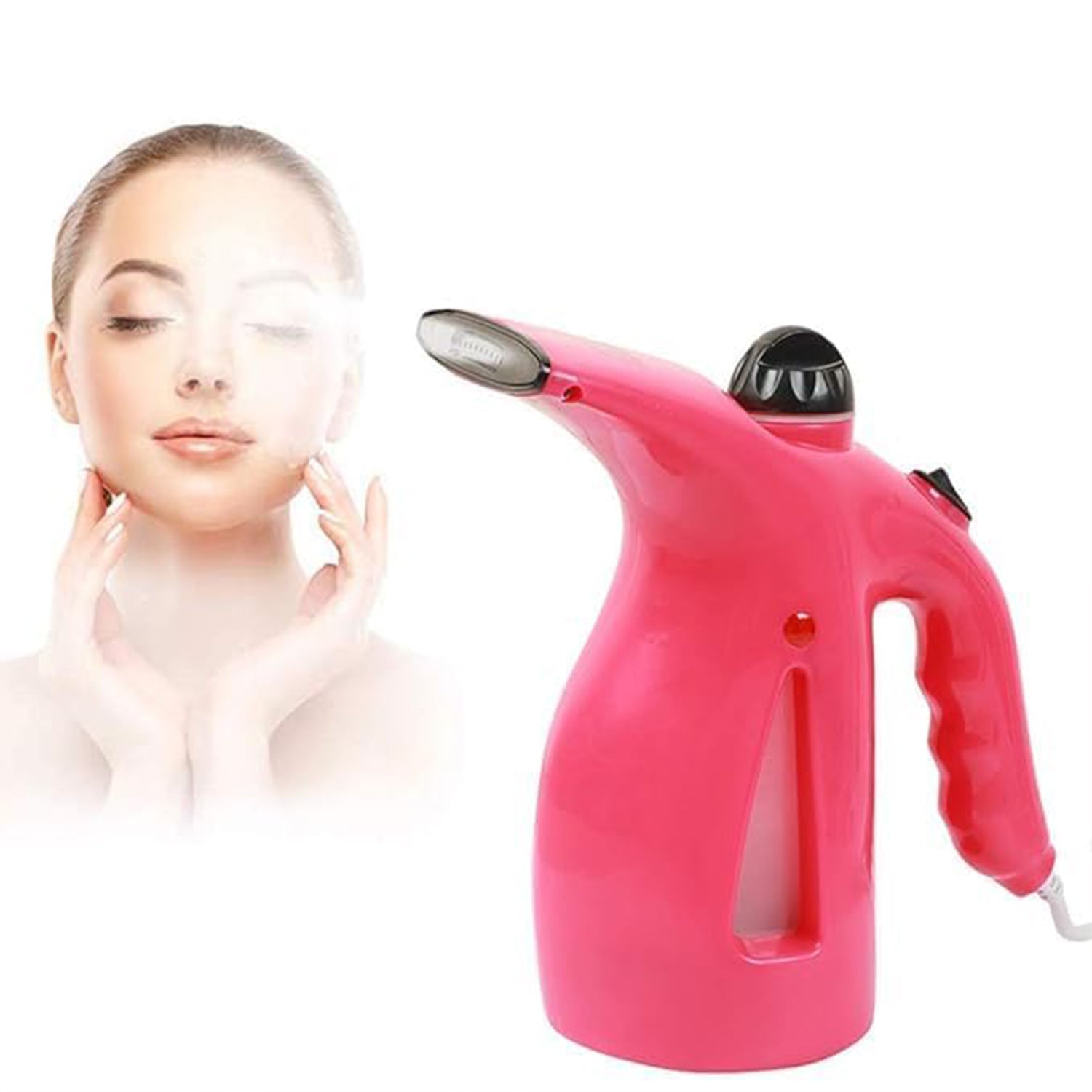 Portable 4 in 1 Handheld Garment Steamer & Facial Steamer Electric Iron Steam Portable Handy Vapor Steamer - Bhavnagar Deodap