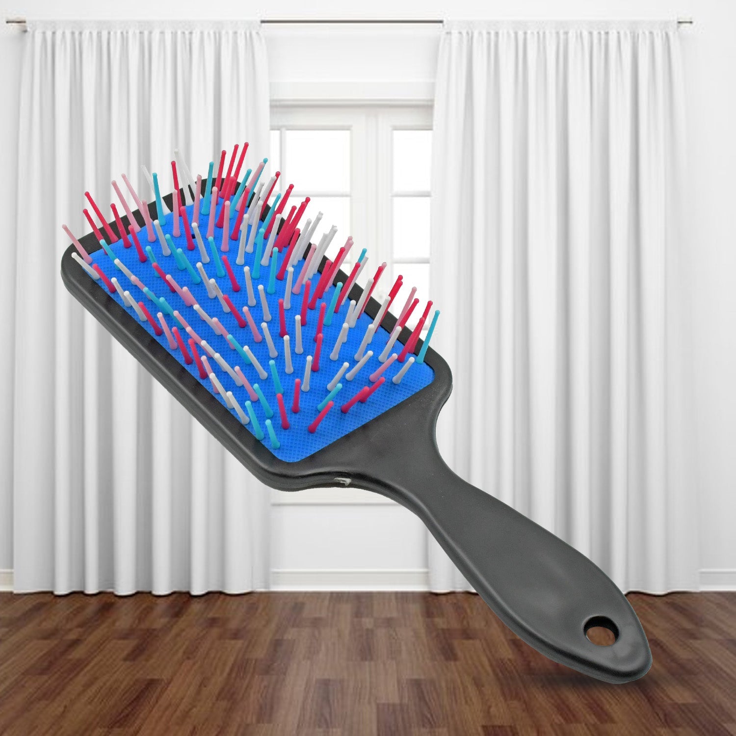 Massage Comb, Massage Hair Brush Ergonomic Matt Disappointment for Straight Curly Hair Cushion Curly Hair Comb For Detangling Professional Comb For Men And Women for All Hair Types, Home Salon DIY Hairdressing Tool  (1 Pc) - Bhavnagar Deodap