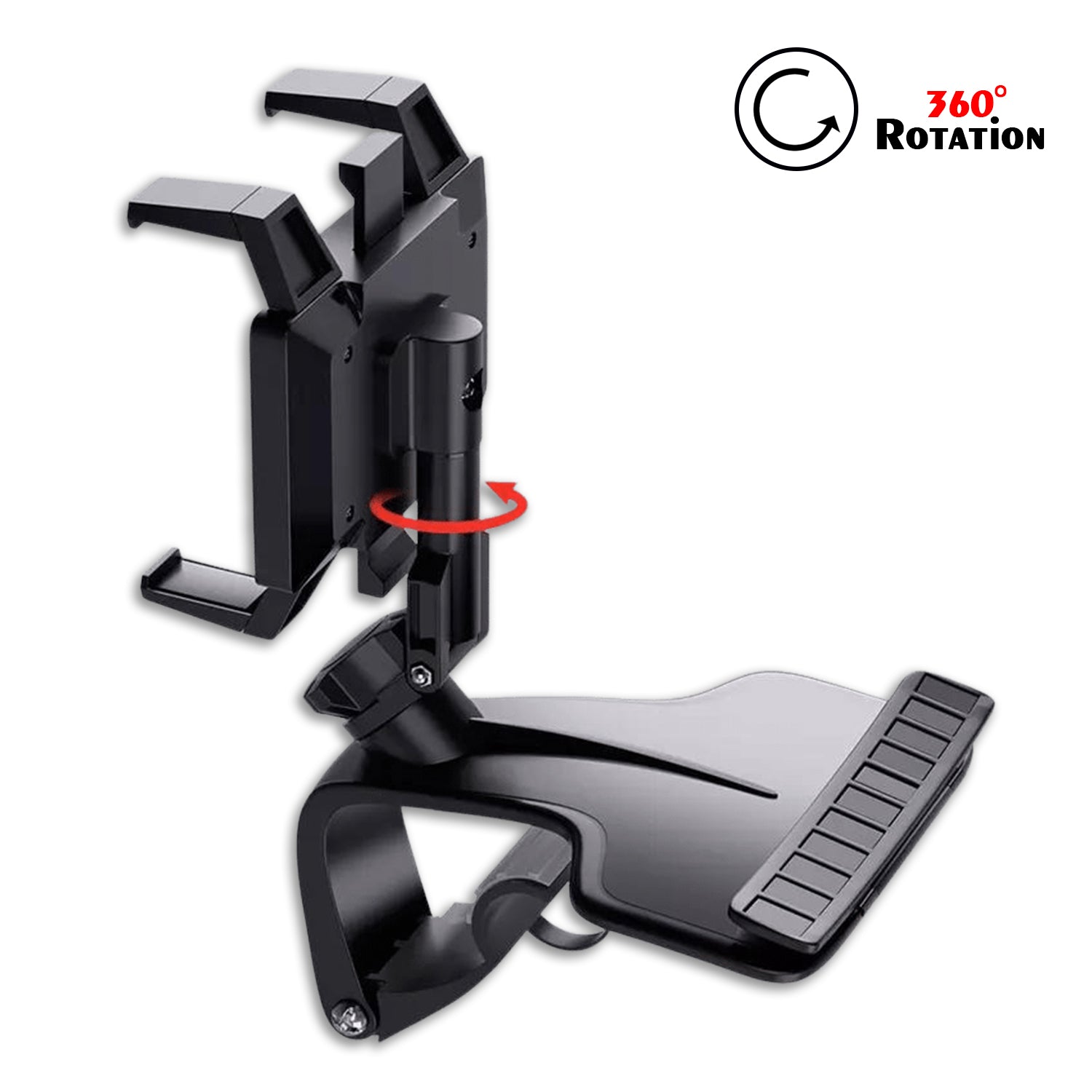 Car Mobile Phone Holder Mount Stand with 360 Degree. Stable One Hand Operational Compatible with Car Dashboard. - Bhavnagar Deodap