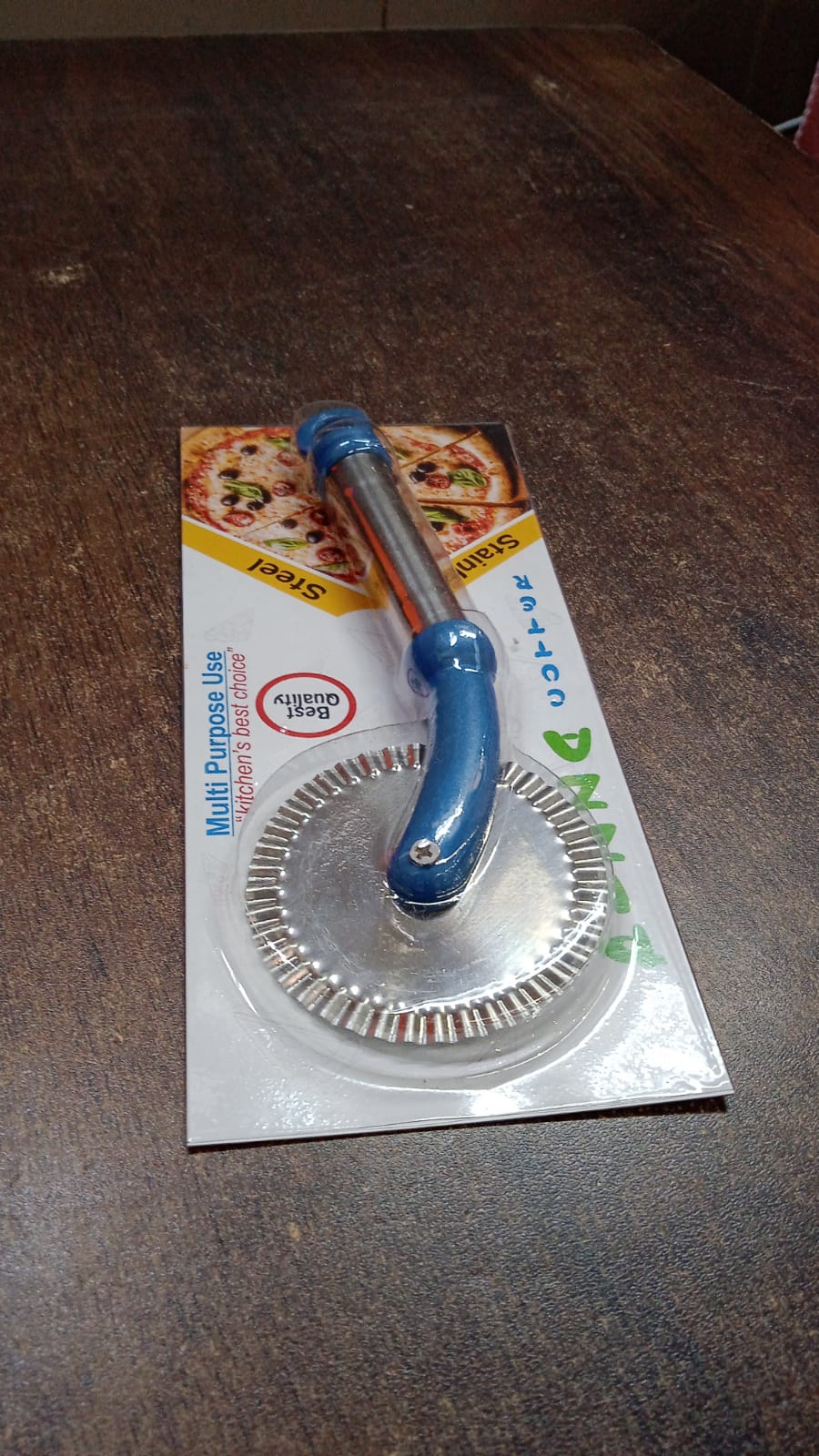 Multi Purpose Use Curly Pizza Cutter / Pastry Cutter / Sandwiches Cutter (1 Pc) - Bhavnagar Deodap