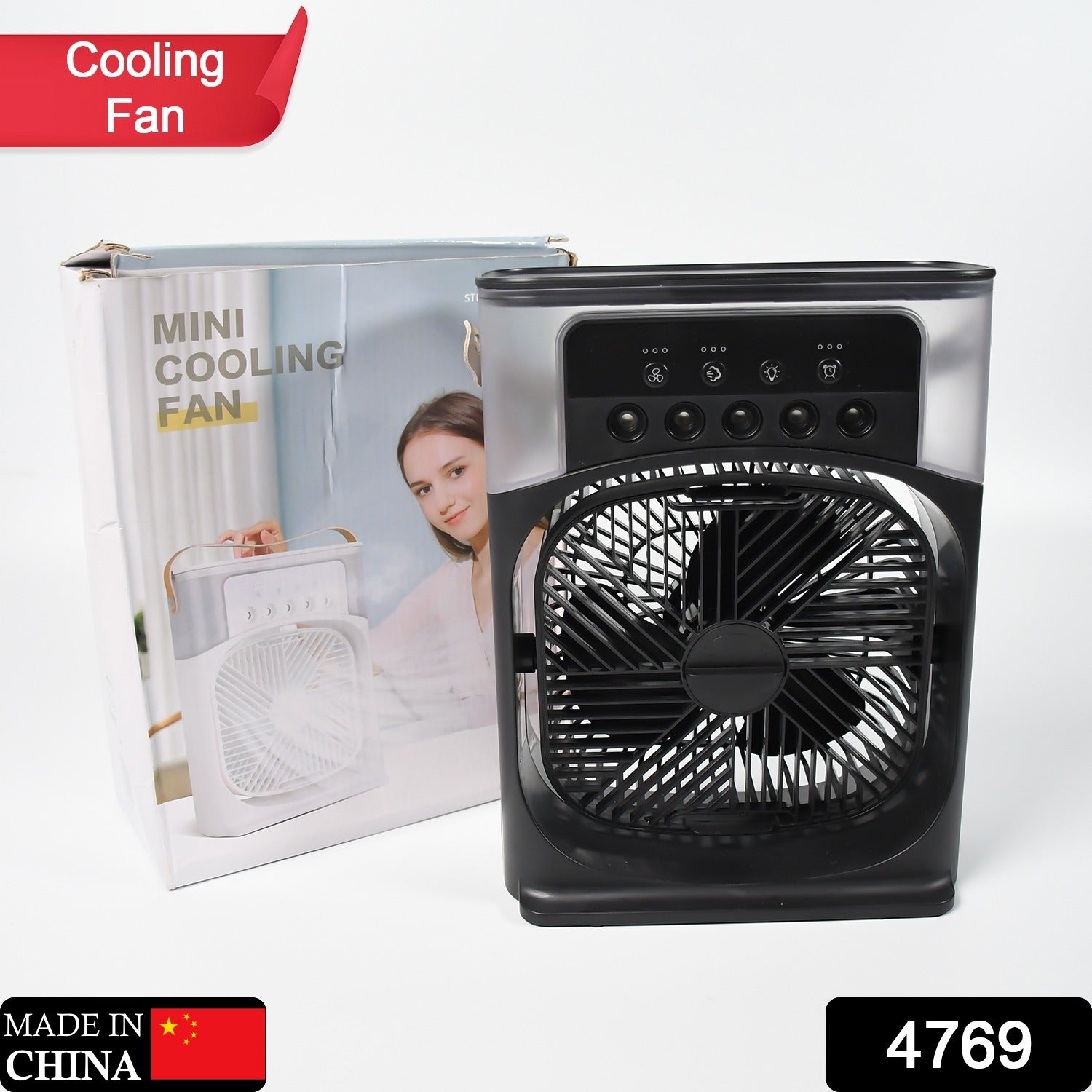 4769 Portable Air Conditioner Fan Personal Air Cooler Desk Cooling Fan 