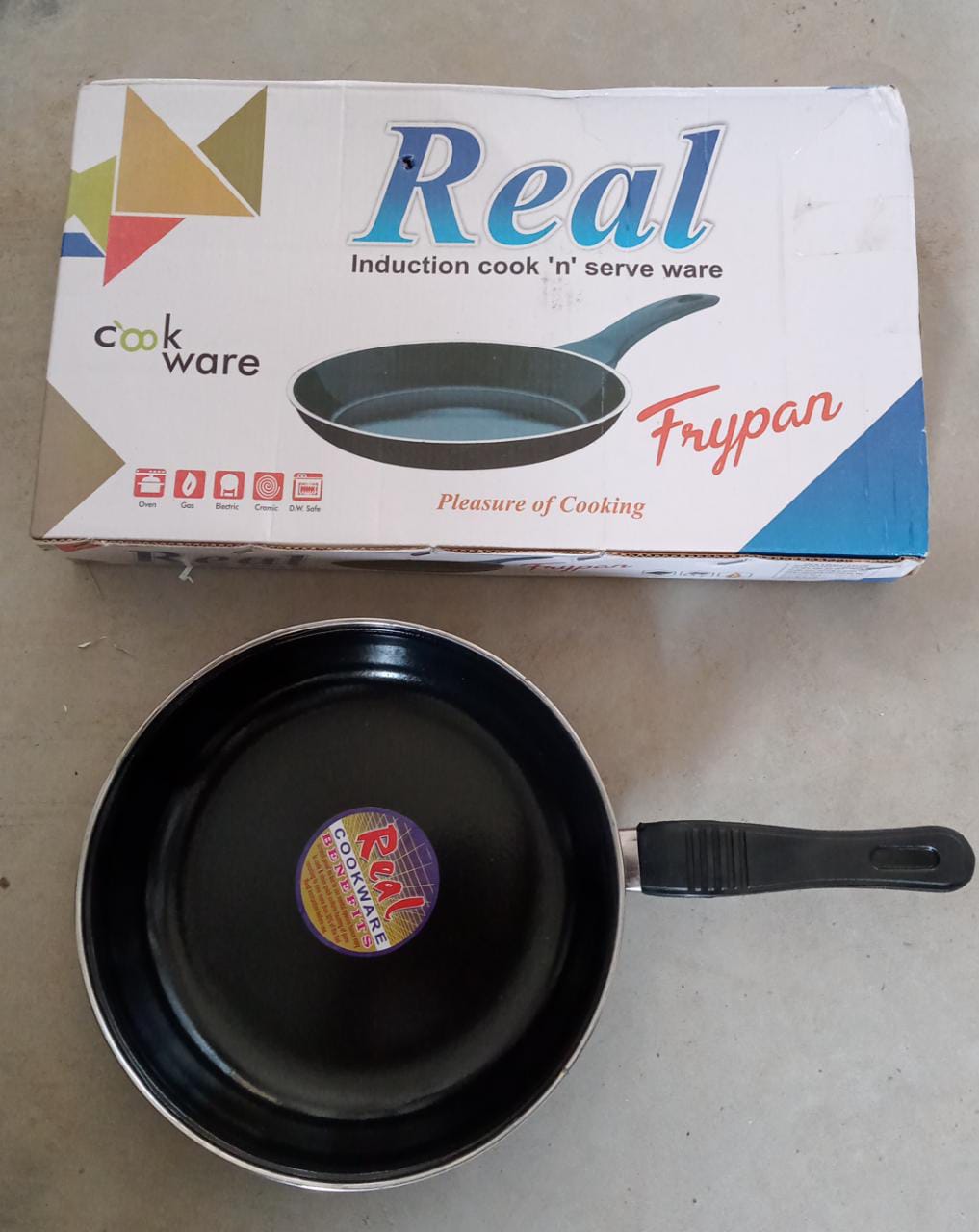 Induction Base Hard Anodized Tadka Fry Pan Nonstick - Bhavnagar Deodap