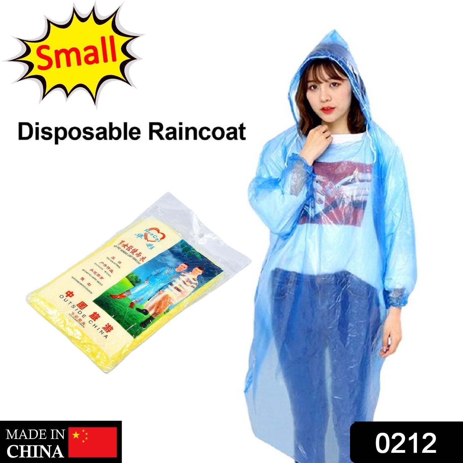 Disposable Easy to Carry Raincoat - Bhavnagar Deodap