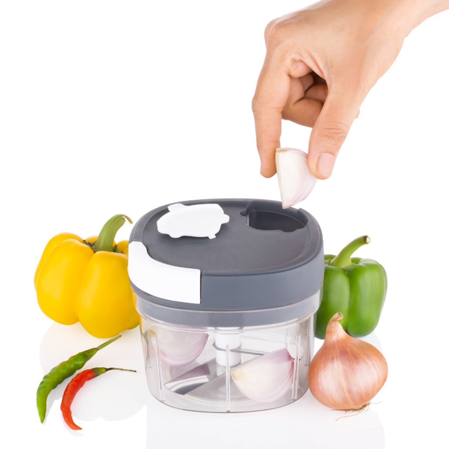 Handy Chopper and Slicer Used Widely for chopping and Slicing of Fruits, Vegetables, Cheese Etc. Including All Kitchen Purposes - Bhavnagar Deodap