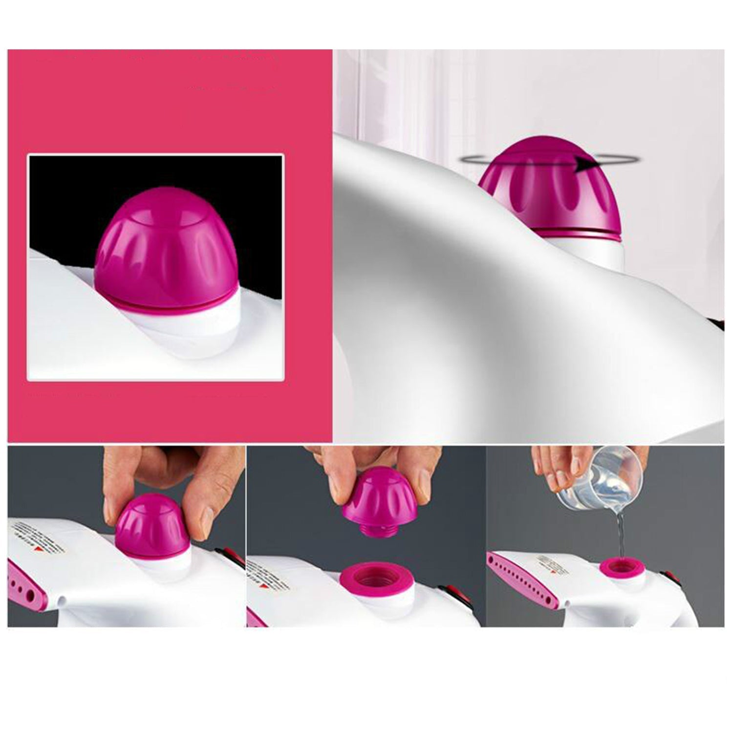 Portable Handheld Garment Steamer & Facial Steamer Electric Iron Steam Portable Handy Vapor Steamer - Bhavnagar Deodap