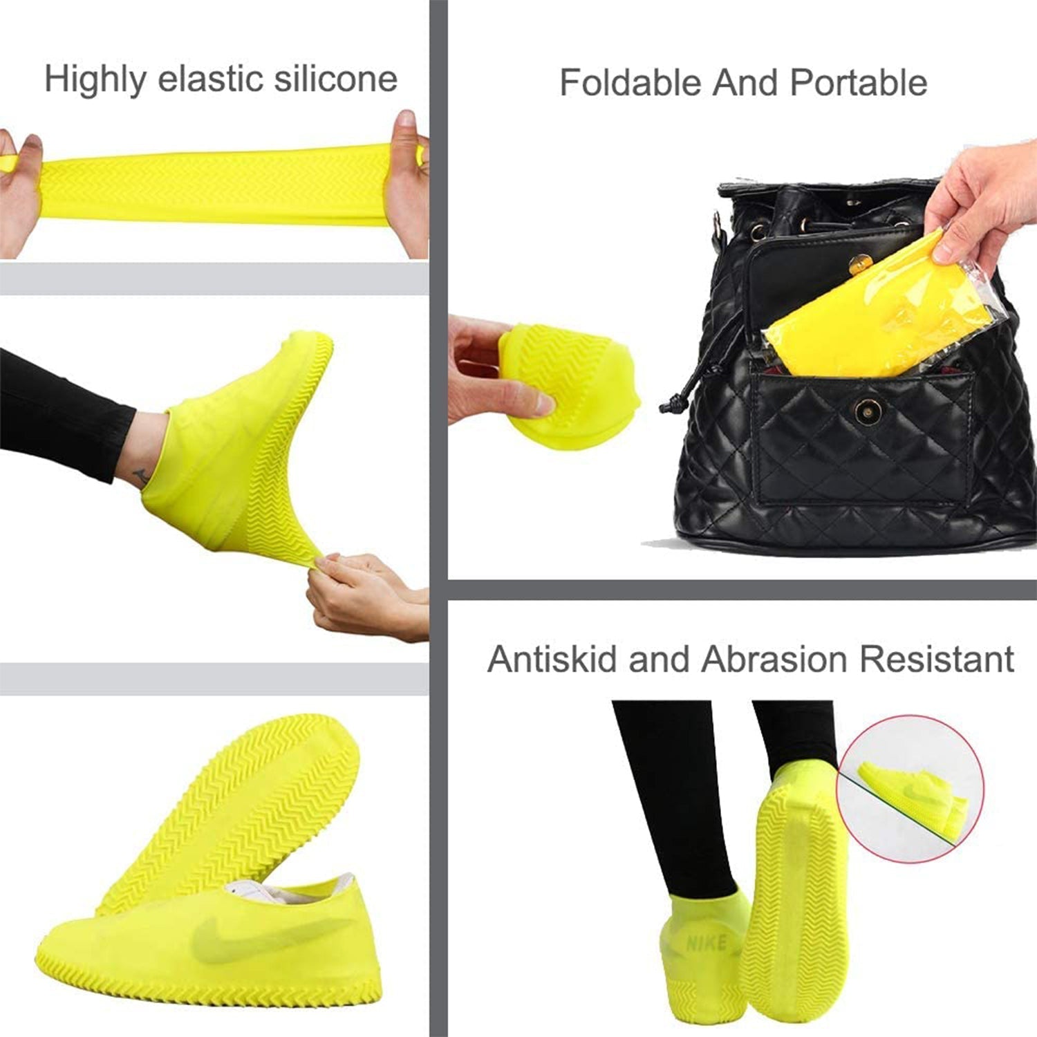 Small Silicone Shoe Covers: Waterproof & Anti-Skid for Rain & Bike - Bhavnagar Deodap