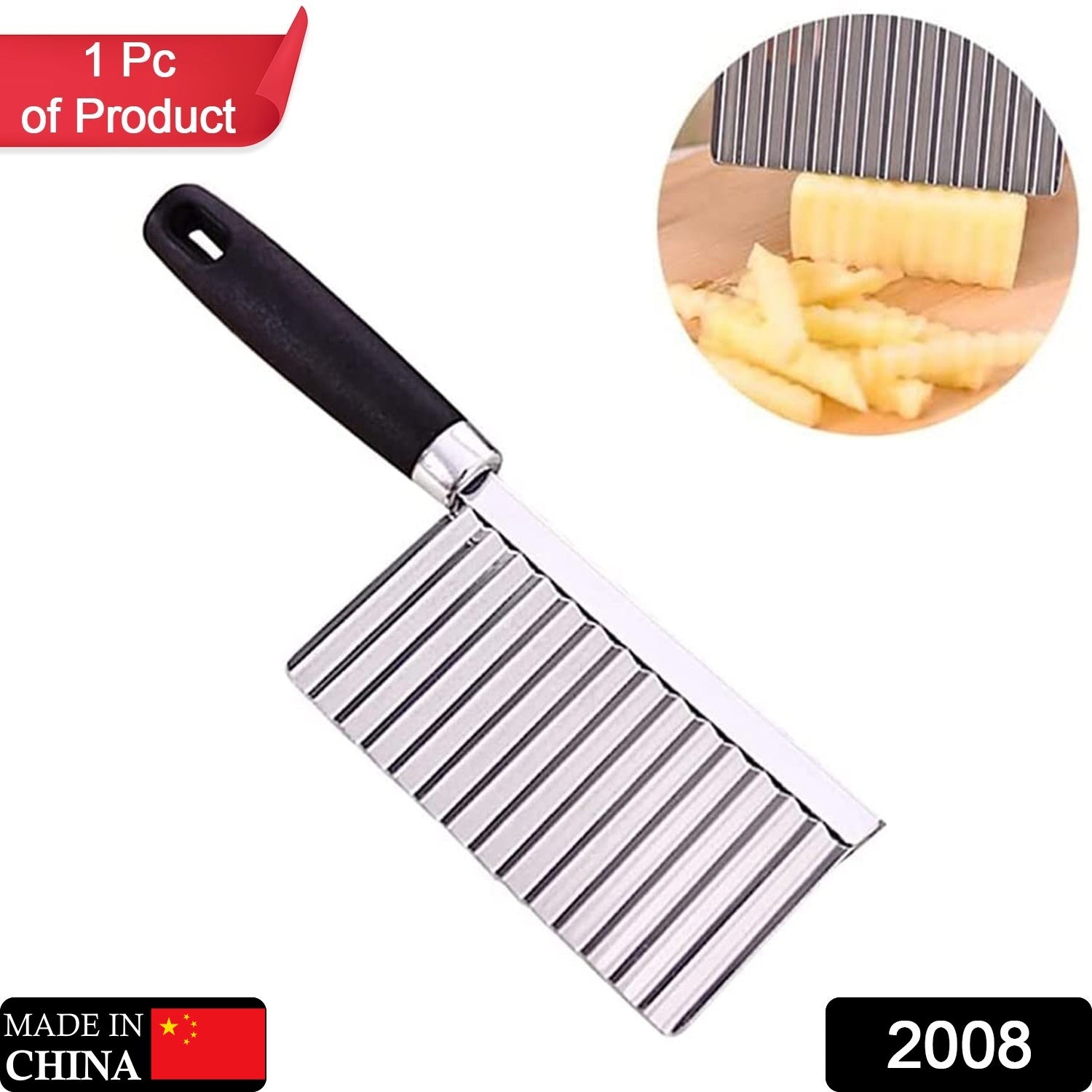 Stainless Steel Vegetable Salad Chopping Knife Crinkle Cutters - Bhavnagar Deodap
