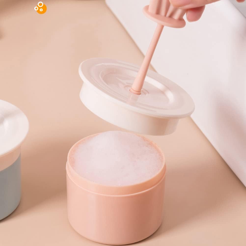 1 Pcs Facial Cleanser Foam Cup, Rich Foam Maker for Foam Facial Foam Maker Cup Cute Portable Facial Cleanser Foam Cup Skincare Tool for Face Wash. - Bhavnagar Deodap