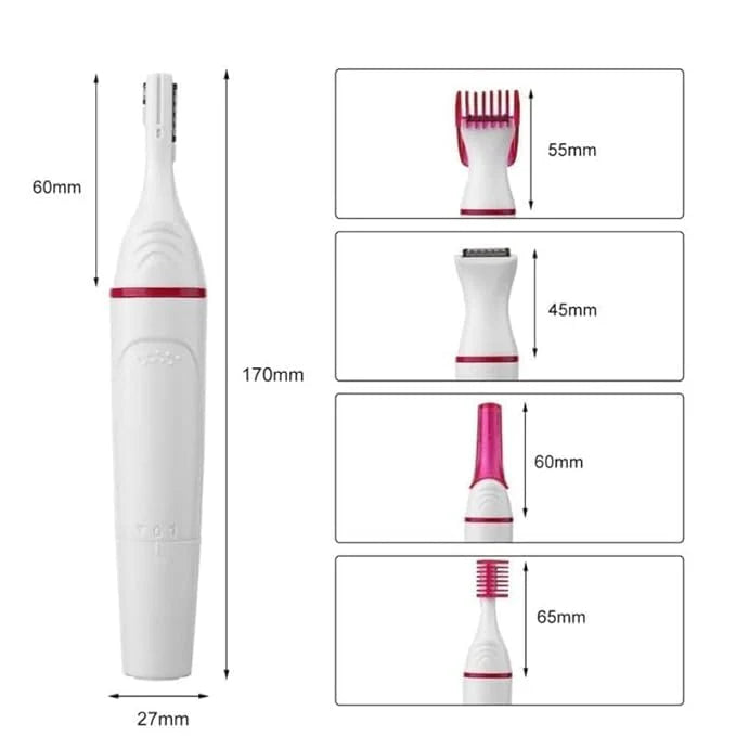 5 in 1 Women's Sweet Trimmers Electric Portable Removal Painless Trimmer - Bhavnagar Deodap