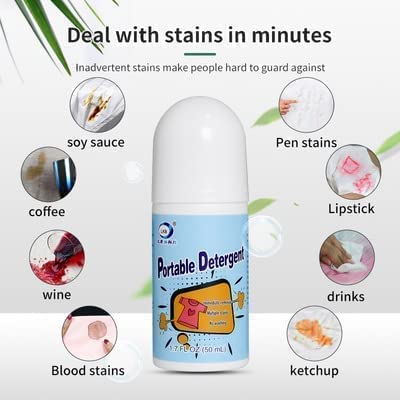 Clothes Stain Remover Bead Design Emergency Stain Rescue Roller-ball Cleaner for Natural Fabric Removes Oil Almost All Types of Fabrics - Bhavnagar Deodap