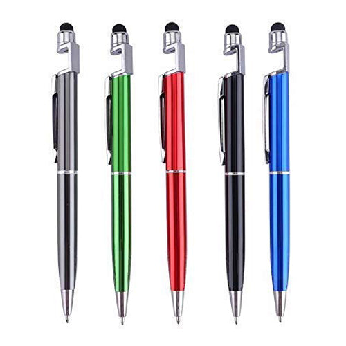 3 in 1 Ballpoint Function Stylus Pen with Mobile Stand - Bhavnagar Deodap