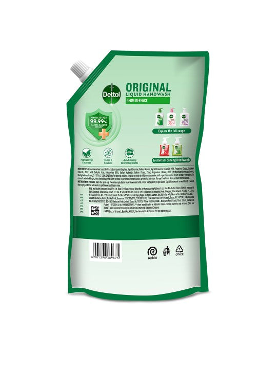 Dettol Original Liquid Hand Wash Refill Pouch - 675ml - Bhavnagar Deodap
