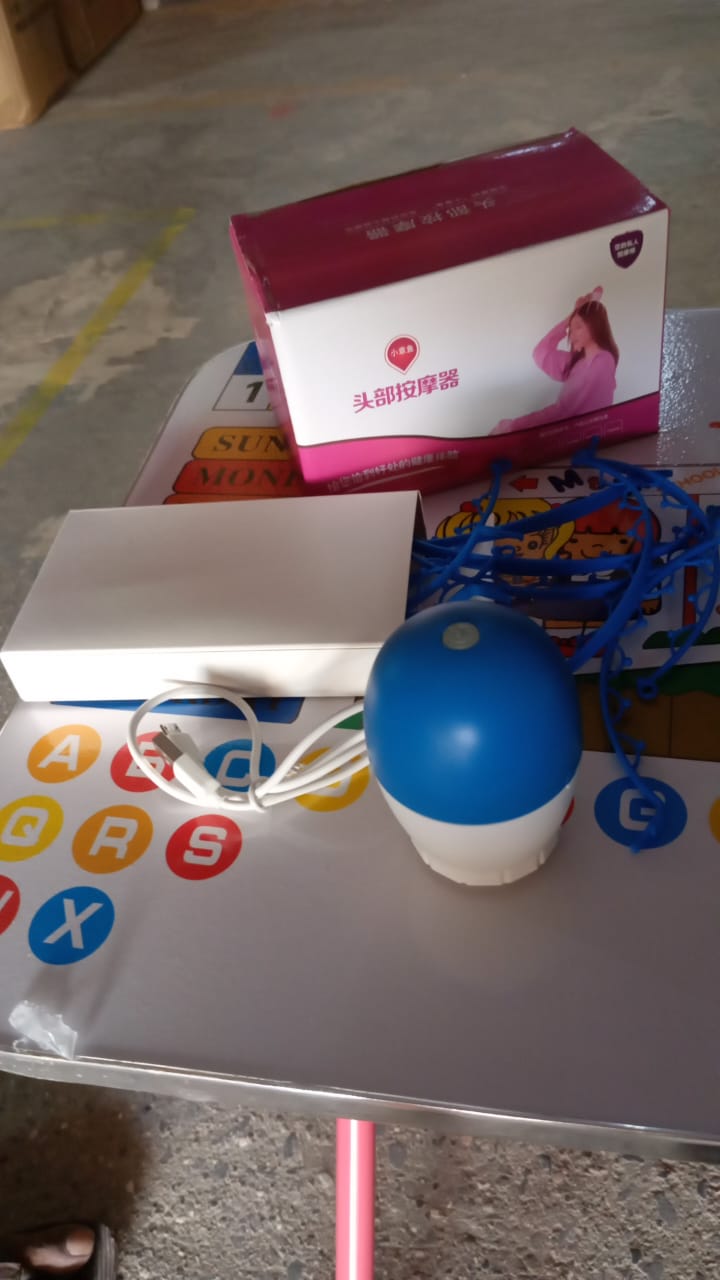 Electric Octopus Claw Scalp Massager Stress Relief Therapeutic Head Scratcher (Not included battery / Mix Color) - Bhavnagar Deodap