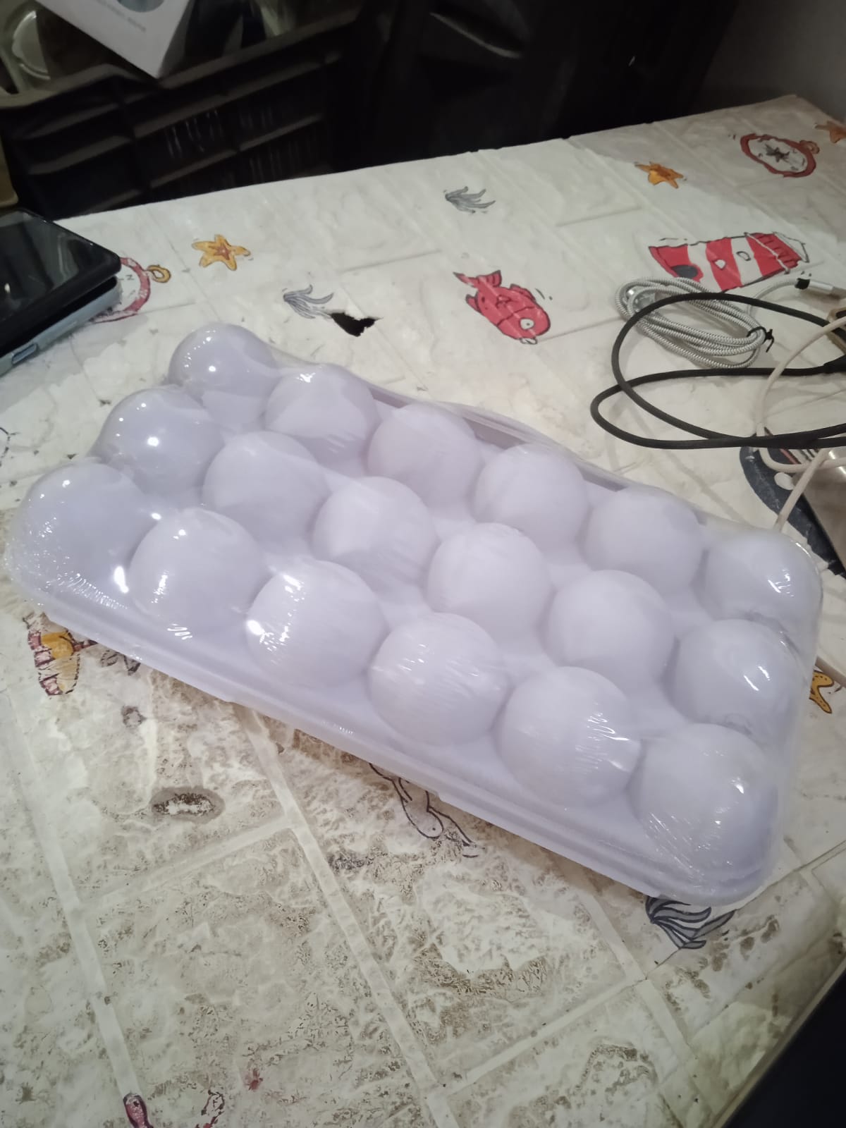 18 Grid Egg Holder Storage, Shock-Proof Egg Container with Buckle, Egg Carrier, Egg Tray, Egg Shelter, Effective Full Seal, Egg House use for Fridge, Camping, Kitchen - Bhavnagar Deodap