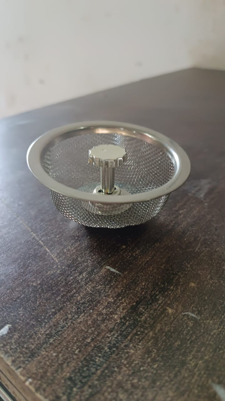 Stainless Steel Sink Strainer Basket Strainer Kitchen Sink Strainer (1 Pc) - Bhavnagar Deodap