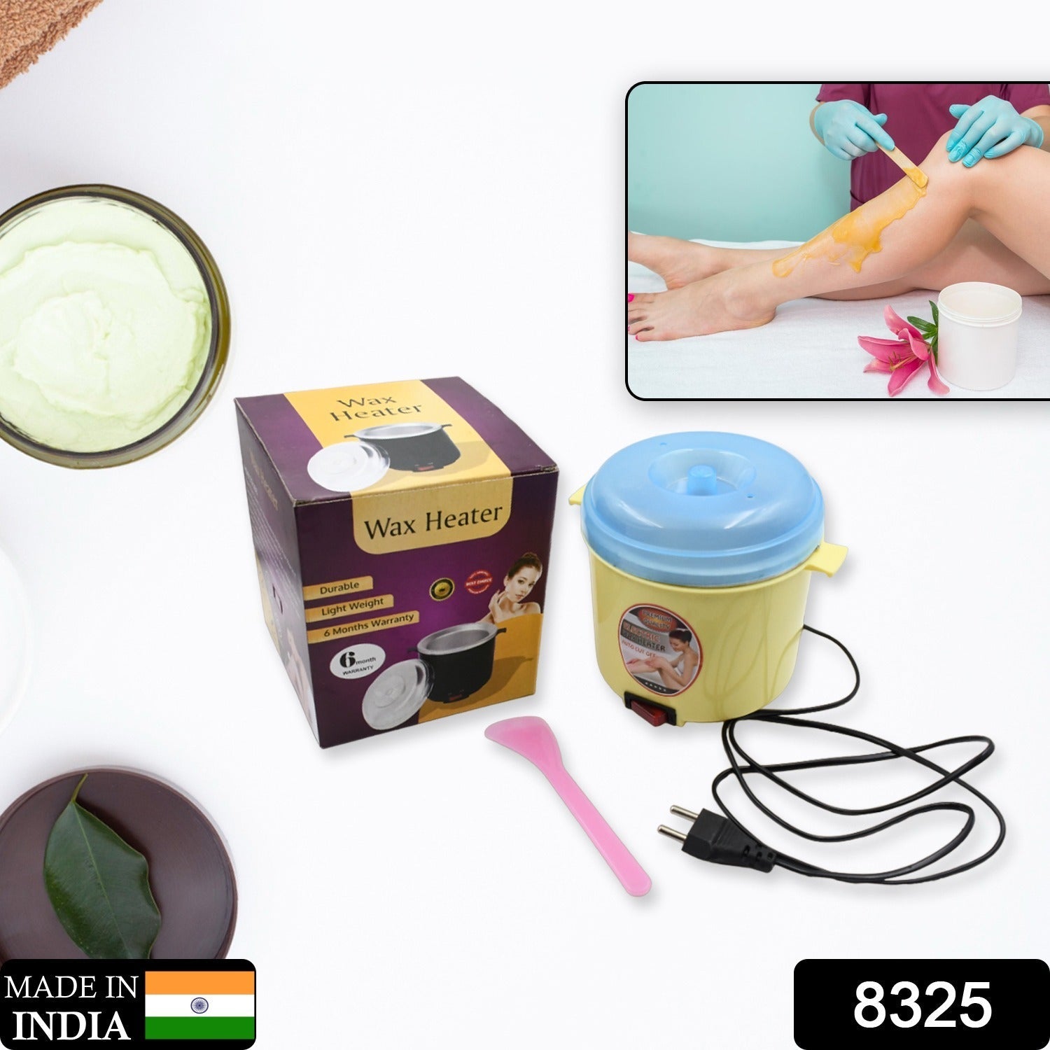 Wax Heating Machine, Reliable and Convenient to Use Wax Warmer 240W Wax Machine EU Plug 220V Durable and Practical for Parlour, Salon for Home - Bhavnagar Deodap