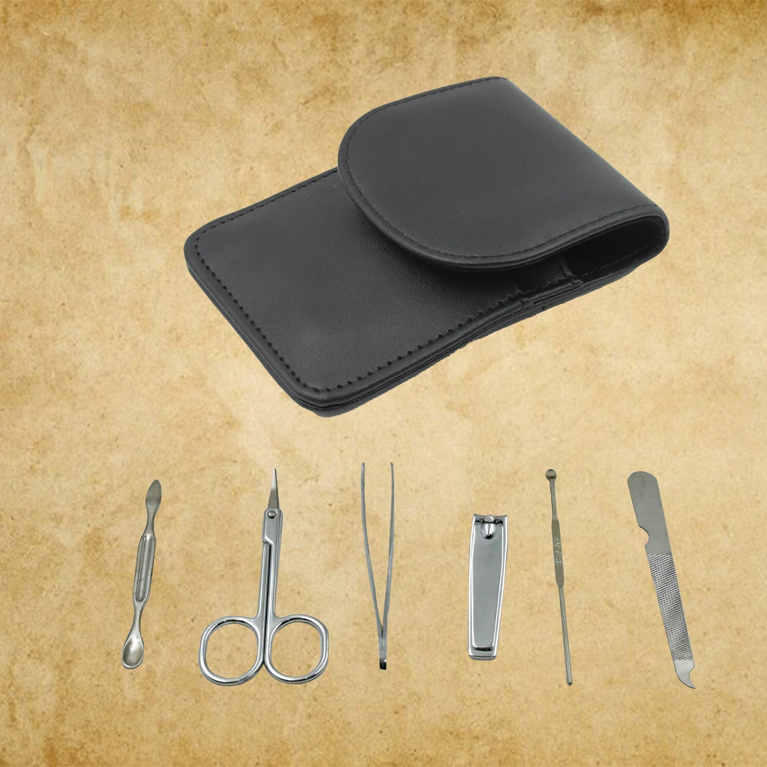 6-in-1 Professional Nail Care Kit: Clippers, Scissors & More (Travel or Home) - Bhavnagar Deodap