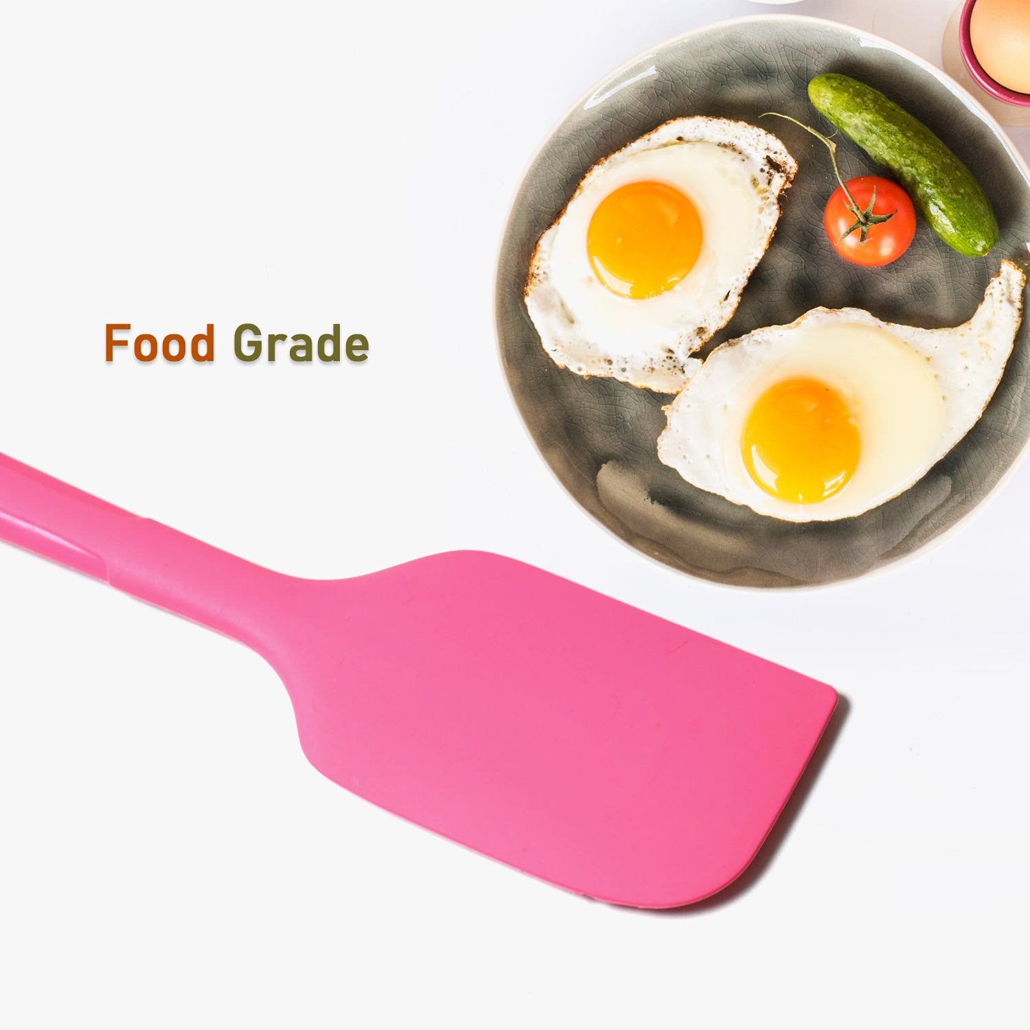 Multipurpose Silicone Spoon, Silicone Basting Spoon Non-Stick Kitchen Utensils Household Gadgets Heat-Resistant Non Stick Spoons Kitchen Cookware Items For Cooking and Baking (1 pc) - Bhavnagar Deodap