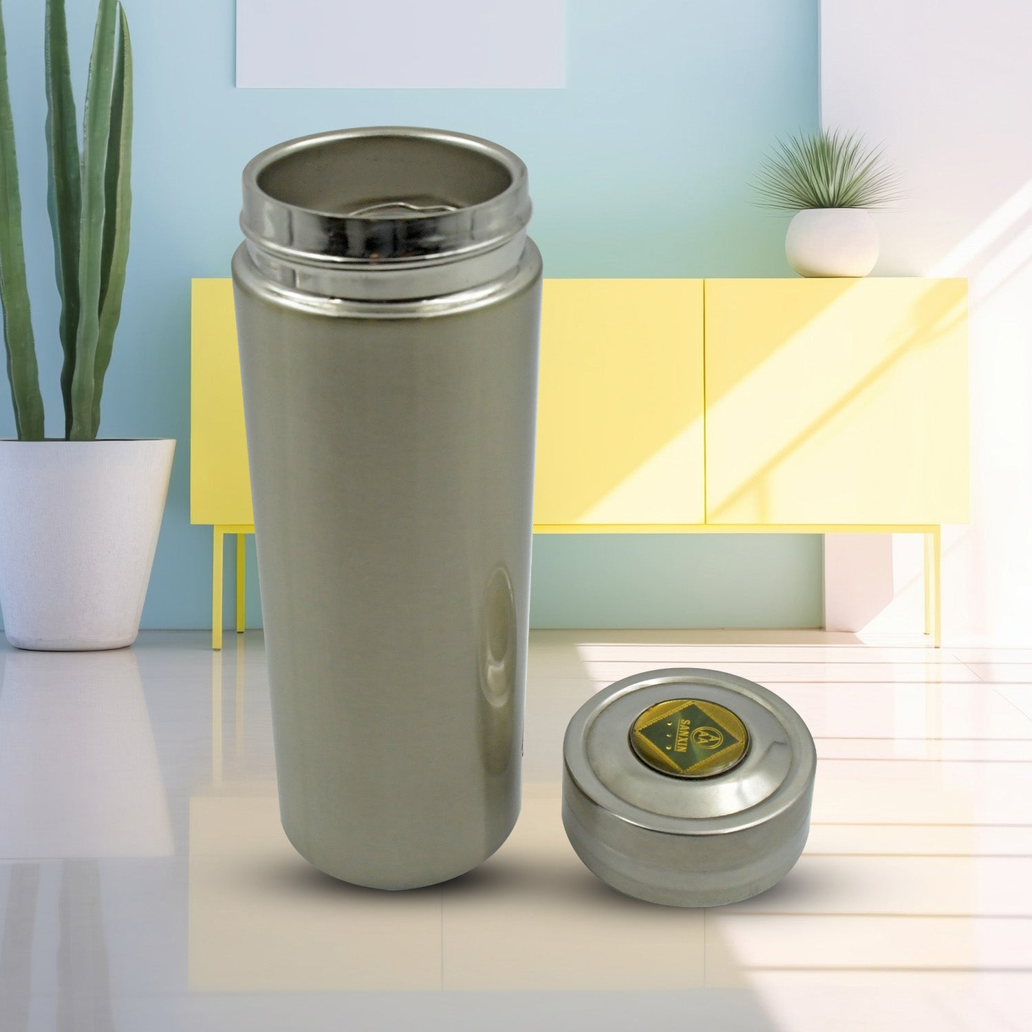 Vacuum Insulated Stainless Steel Flask (1 Pc) - Leak Proof, BPA Free, Hot & Cold - Bhavnagar Deodap