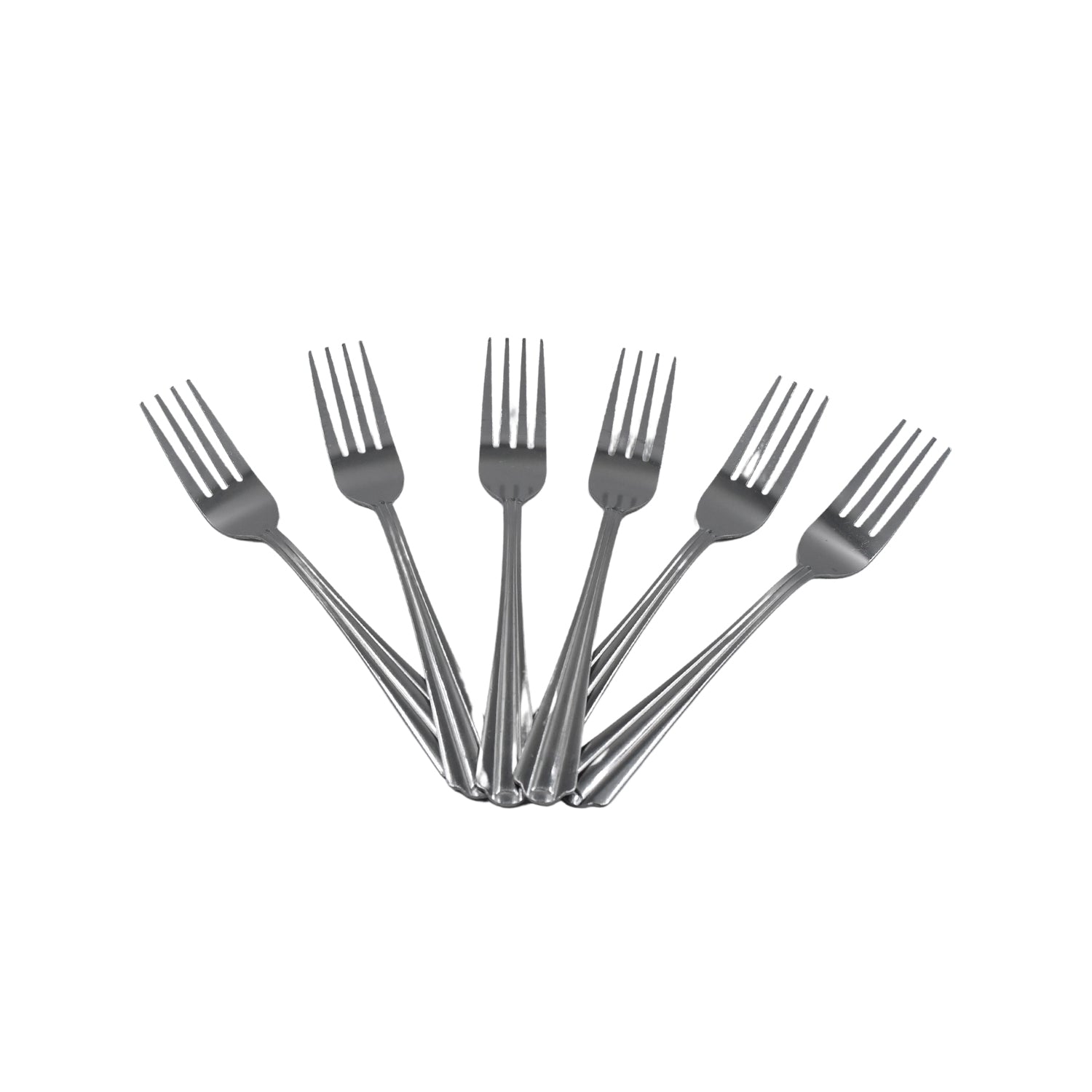 Steel Forks Set of 6 - Fork Set for Home and Kitchen Fork High Quality Premium Fork Set (6 Pc Set ) - Bhavnagar Deodap