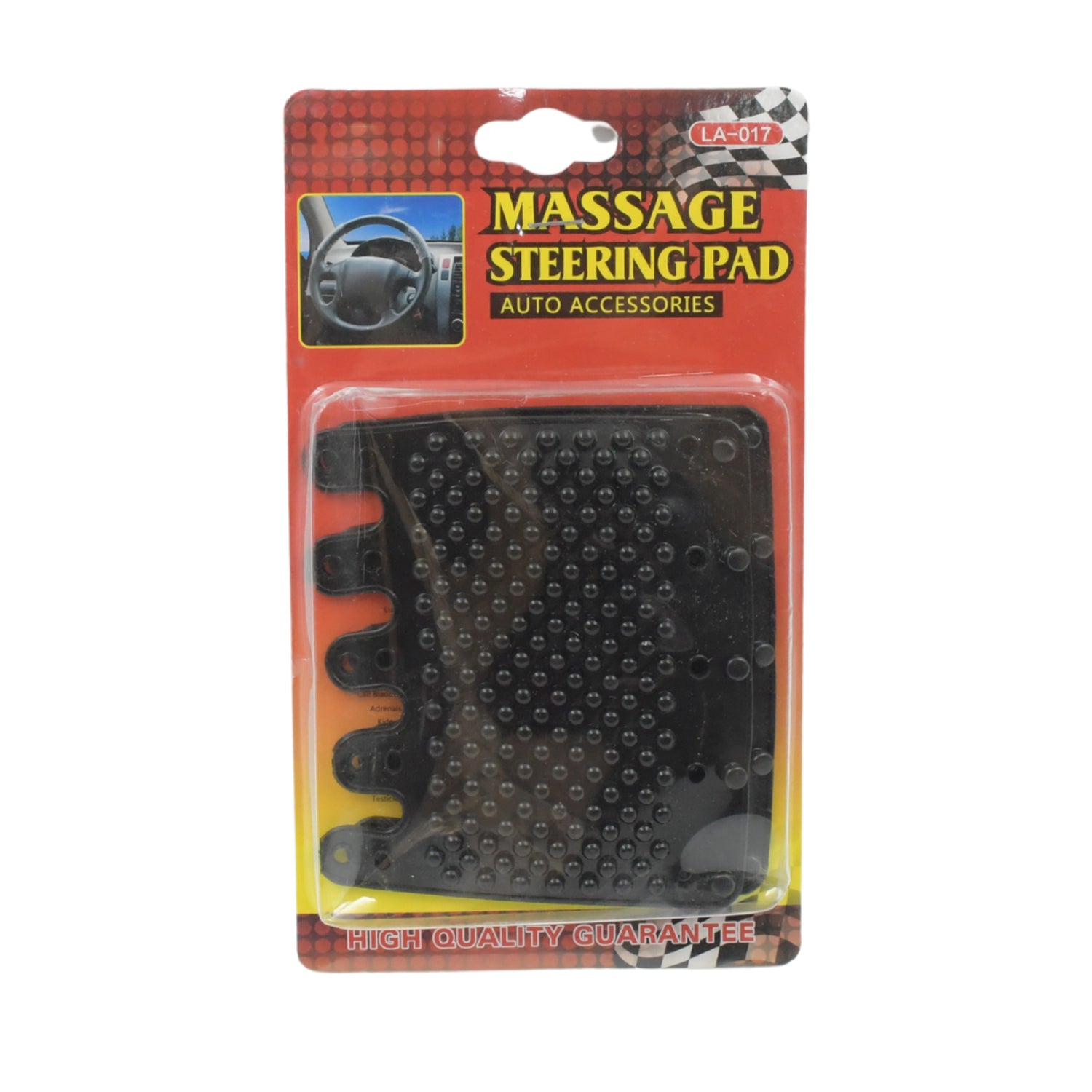 Silicon Car Massage Steering Cover High Quality Suitable For All Car (2 Pc Set) - Bhavnagar Deodap