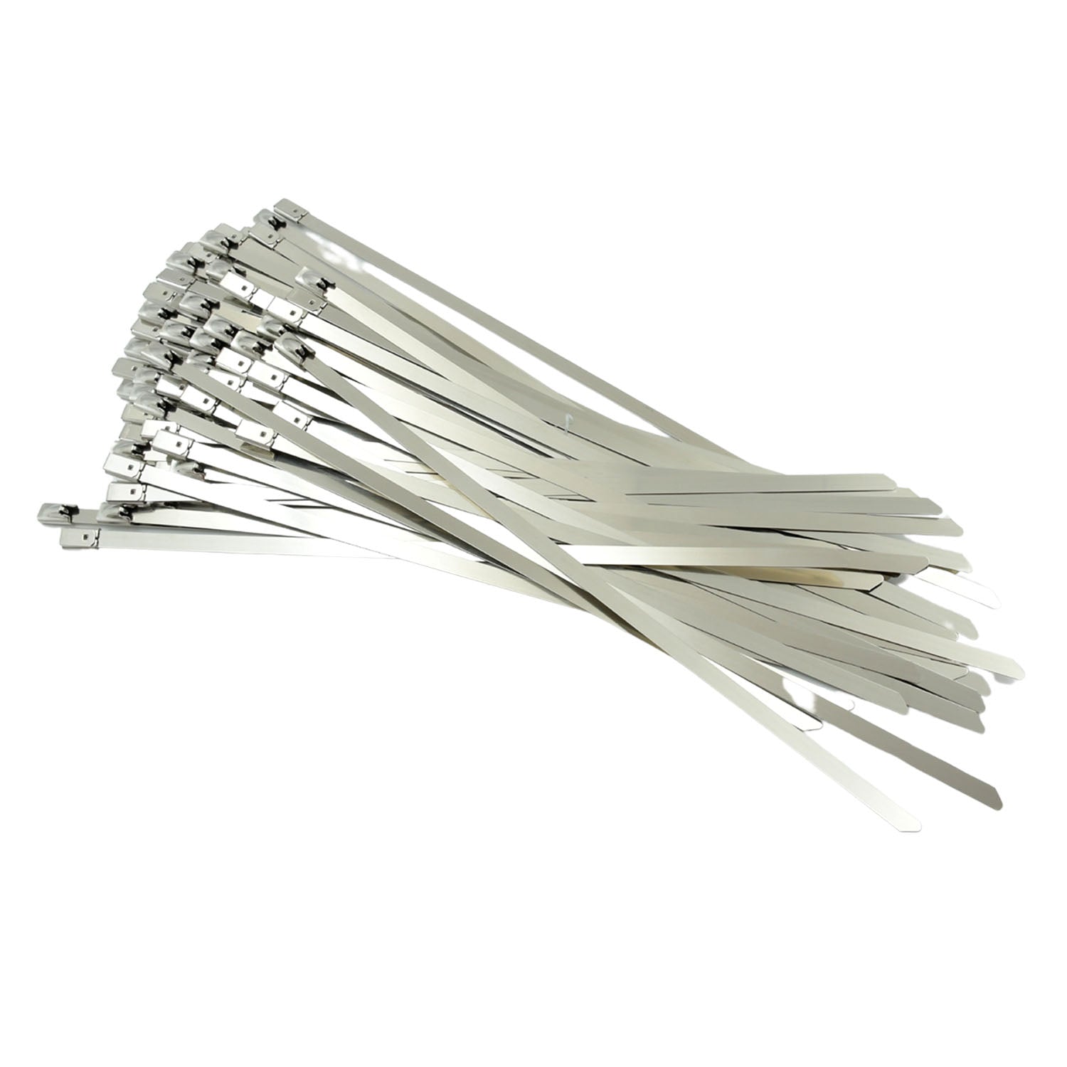 Stainless Steel Cable TIE Used for Solar, Industrial and Home Improvement Multipurpose HIGH Strength, Self-Locking Zip Ties, Multi-purpose Tie, Portable Rustproof 100Pcs Wide Application Zip Tie Set for Building (100 pcs Set / 4.6x200MM) - Bhavnagar Deodap