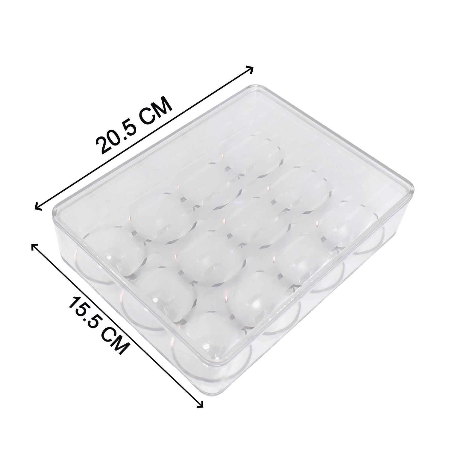 2794 12 Cavity Egg Storage Box For Holding And Placing Eggs Easily And Firmly. 