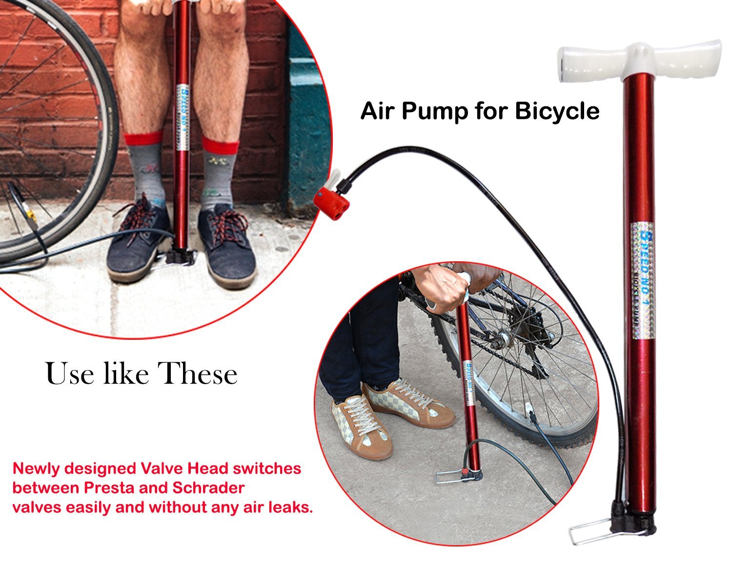 Strong Steel Air Pump - Bhavnagar Deodap