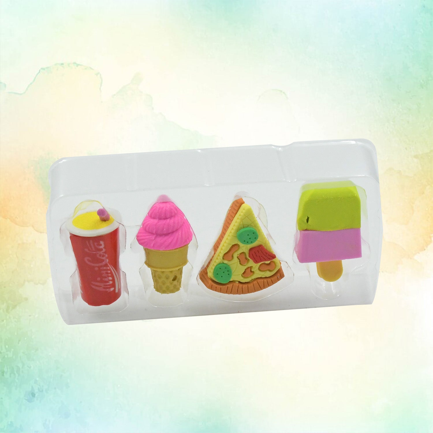 Fun Erasers for Kids! Mix & Match: Food & Drink Erasers (Set of 1) - Bhavnagar Deodap