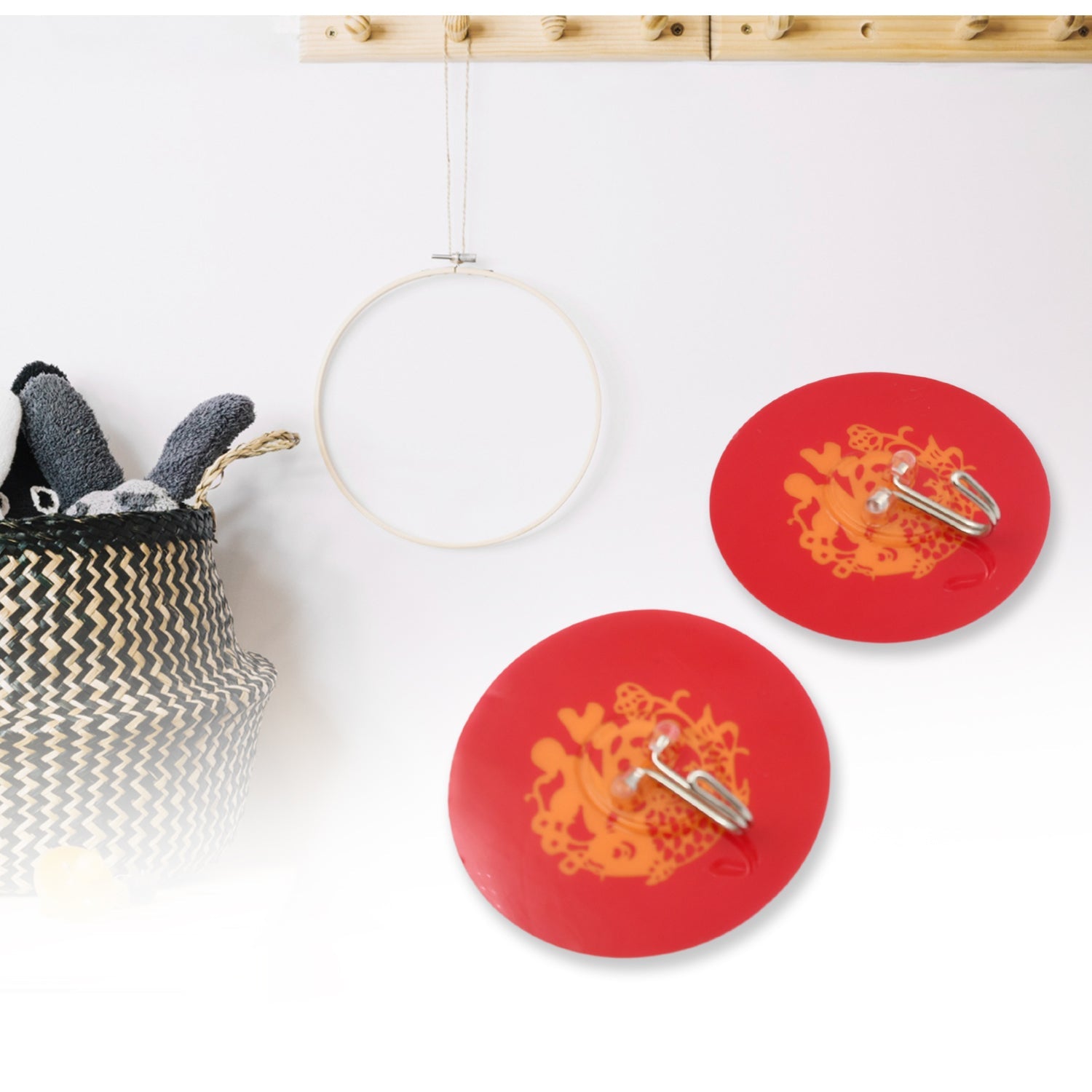 Multipurpose Strong Hook Self-Adhesive hooks for wall Heavy Plastic Hook, Sticky Hook Household For Home , Decorative Hooks, Bathroom & All Type Wall Use Hook , Suitable for Bathroom, Kitchen, Office - Bhavnagar Deodap